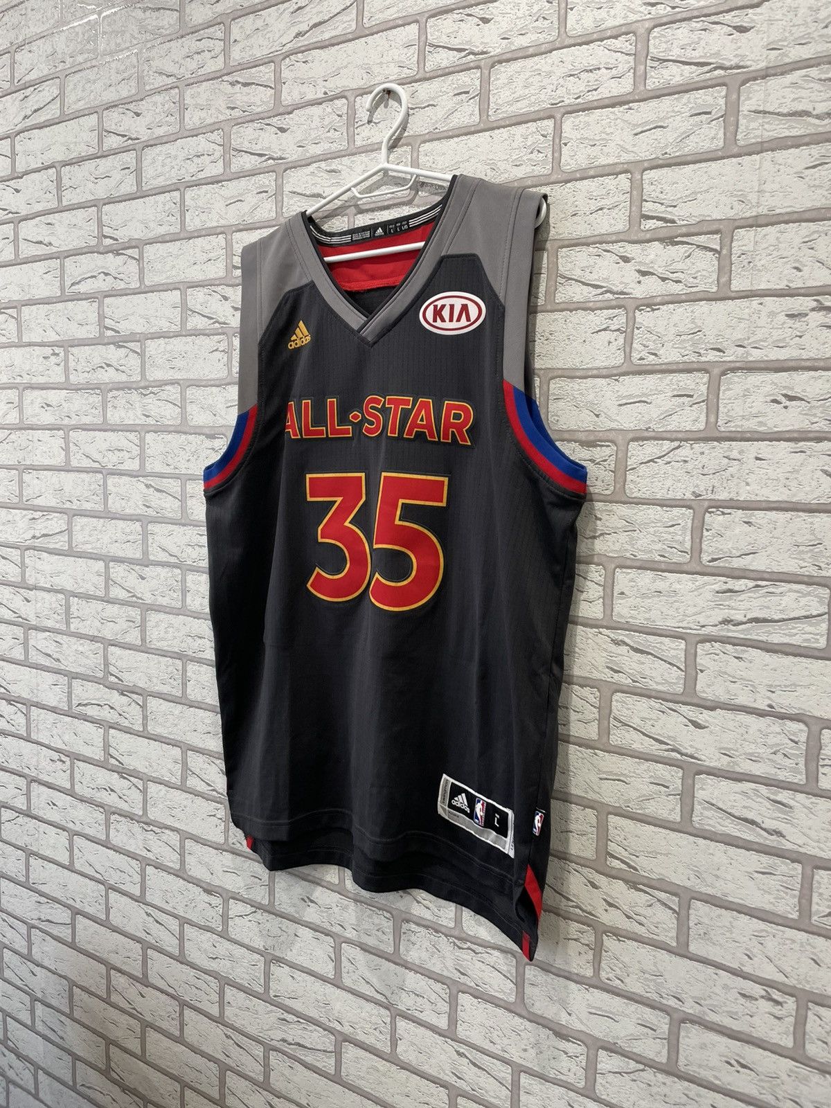 Adidas Adidas 2017 NBA Jersey Kevin Durant Golden State Warriors Size US L / EU 52-54 / 3 - 2 Thumbnail