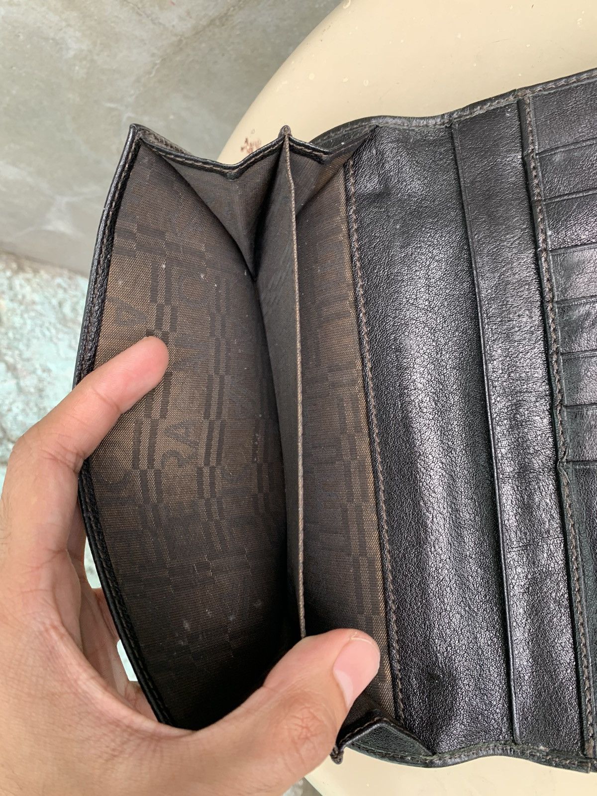 Salvatore Ferragamo Gancini Leather Wallet Size ONE SIZE - 9 Thumbnail