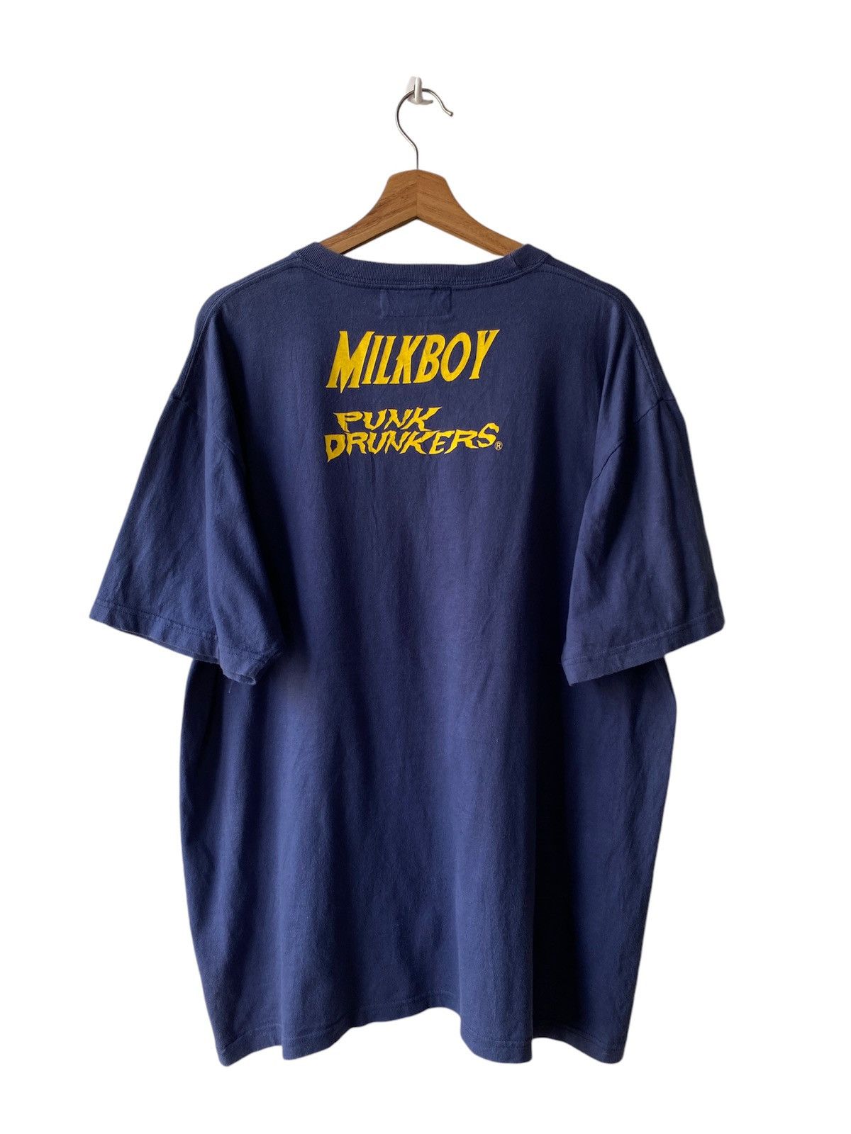 Beauty Beast × Japanese Brand 2000s - Milkboy ‘Punk as Fuck’ Punk Drunkers T Shirt Size US XXL / EU 58 / 5 - 2 Thumbnail