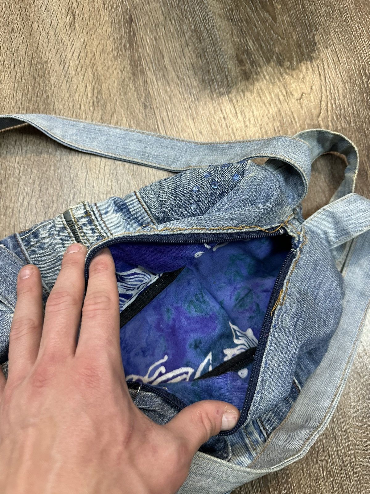 Diesel Diesel Vintage Avan-Garde Jeans Custom Backpack Size ONE SIZE - 5 Thumbnail