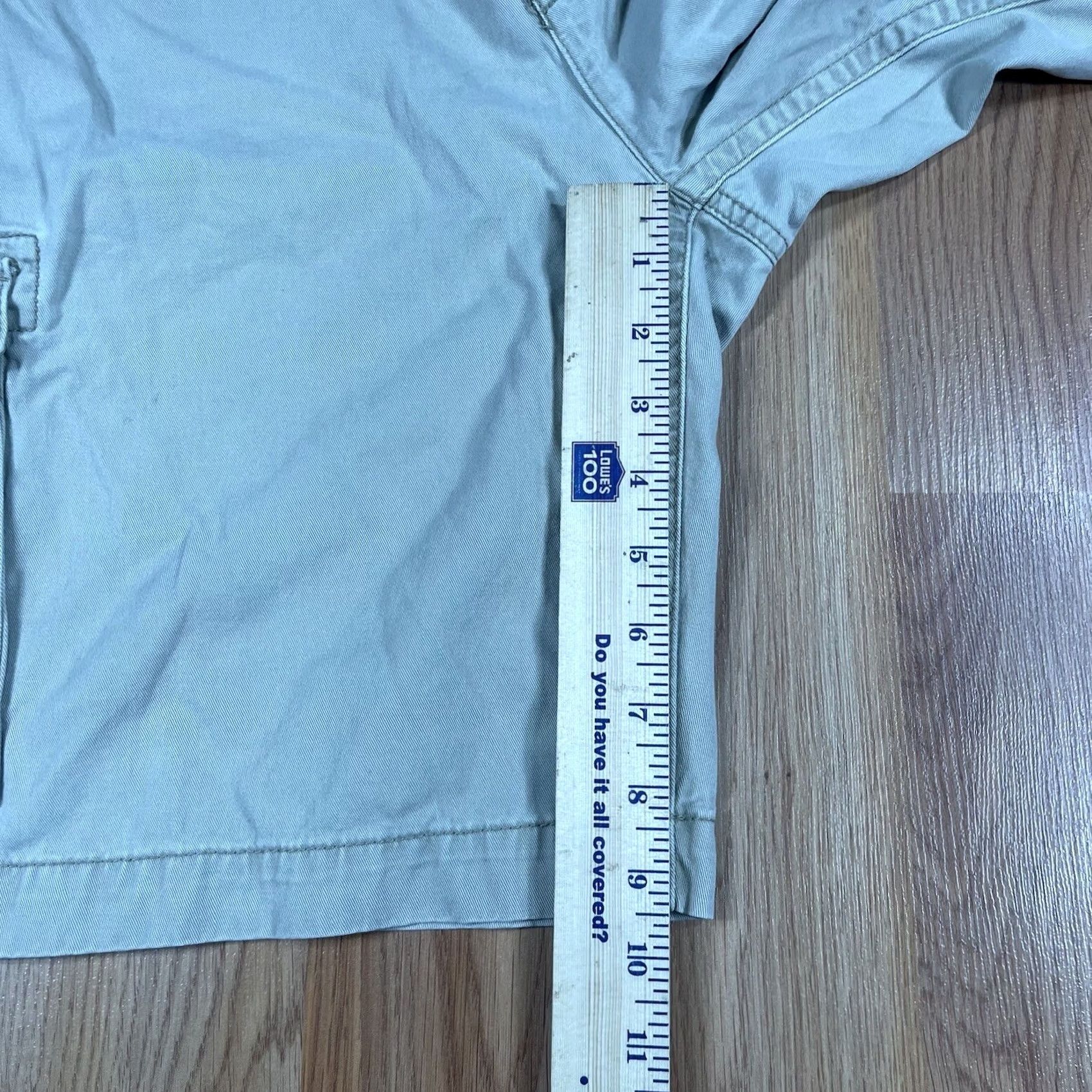 Vintage St. John’s Bay Cargo Shorts Mens 42 Beige Khaki Utility Flat Front Pockets Cargo Shorts Mens 42 Beige Khaki Beige Mens Size US 42 / EU 58 - 6 Thumbnail