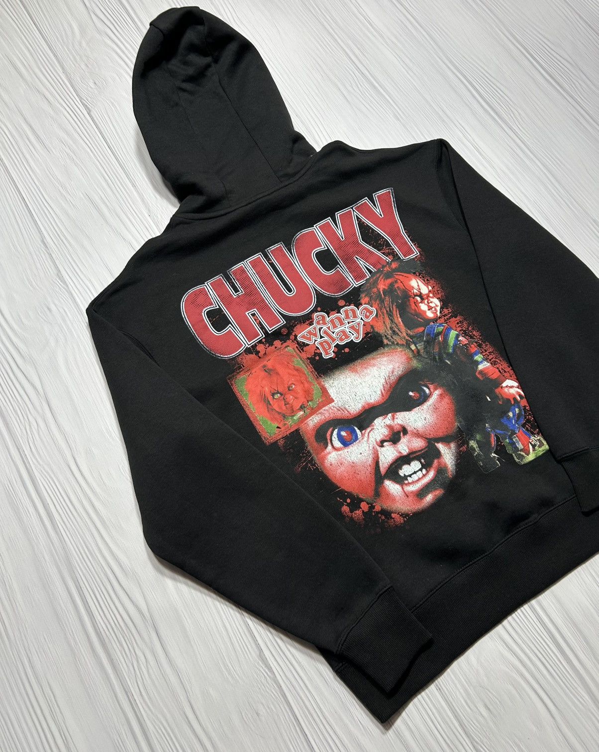 Expert Horror 🩸Chucky🩸 Wanna Play Horror Movie Hoodie Size S Size US S / EU 44-46 / 1 - 4 Thumbnail