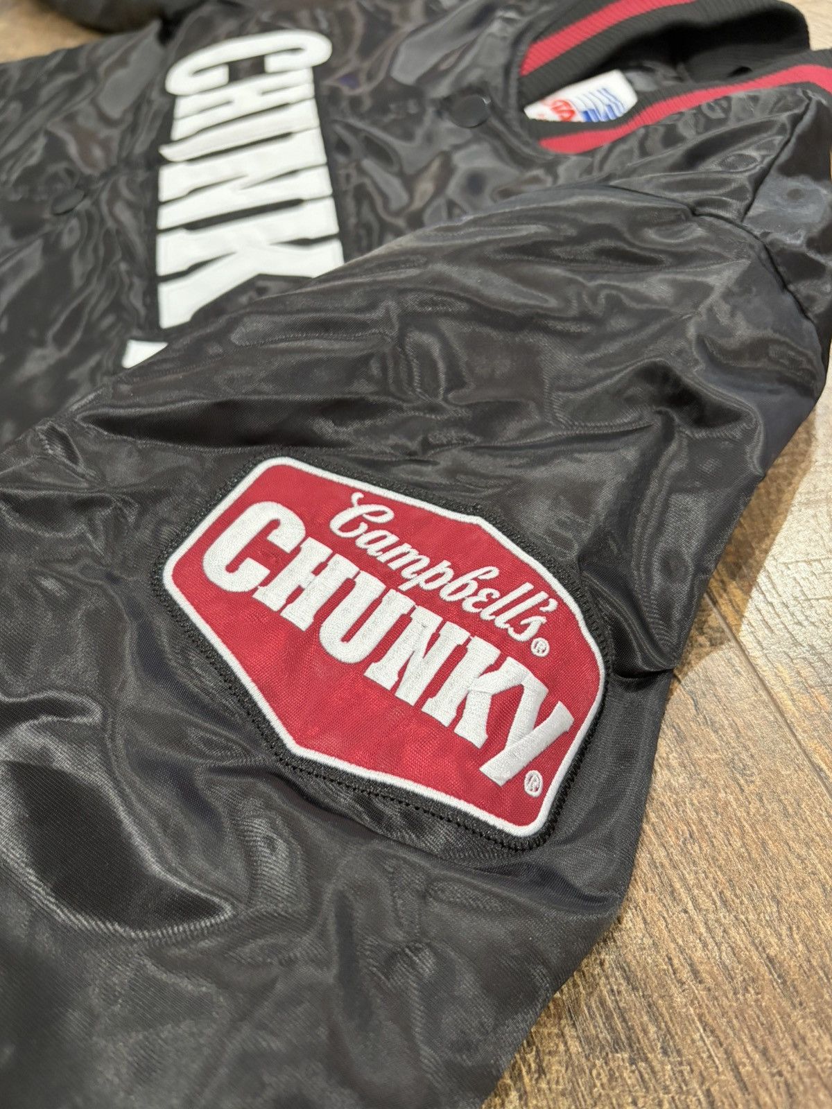 Starter NWT Chunky Cambells Soup Satin Starter Jacket Black Large Size US L / EU 52-54 / 3 - 5 Thumbnail