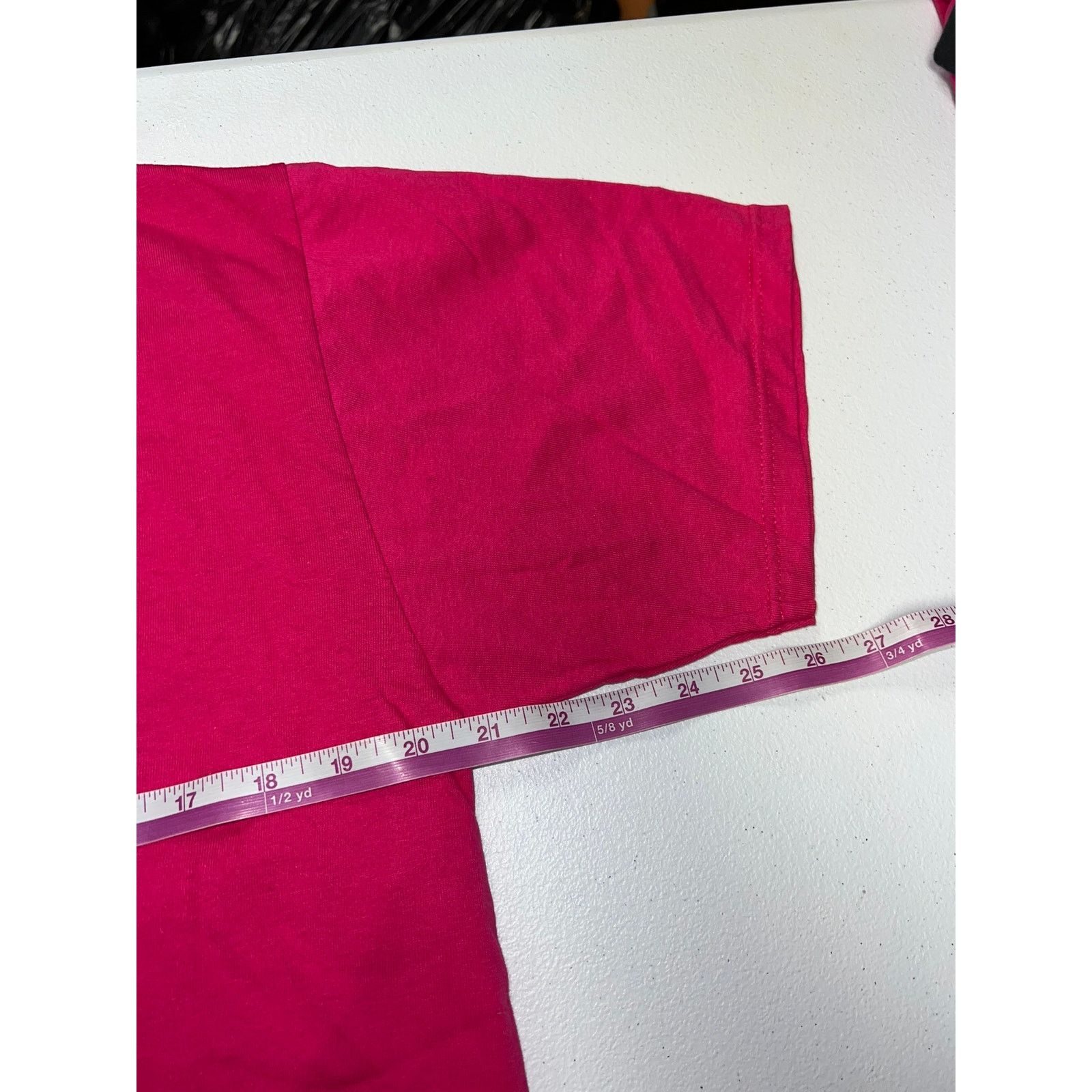 Jerzees 90s Vintage Bright Pink Blank Shirt Jerzees USA Made Large Size US L / EU 52-54 / 3 - 9 Thumbnail