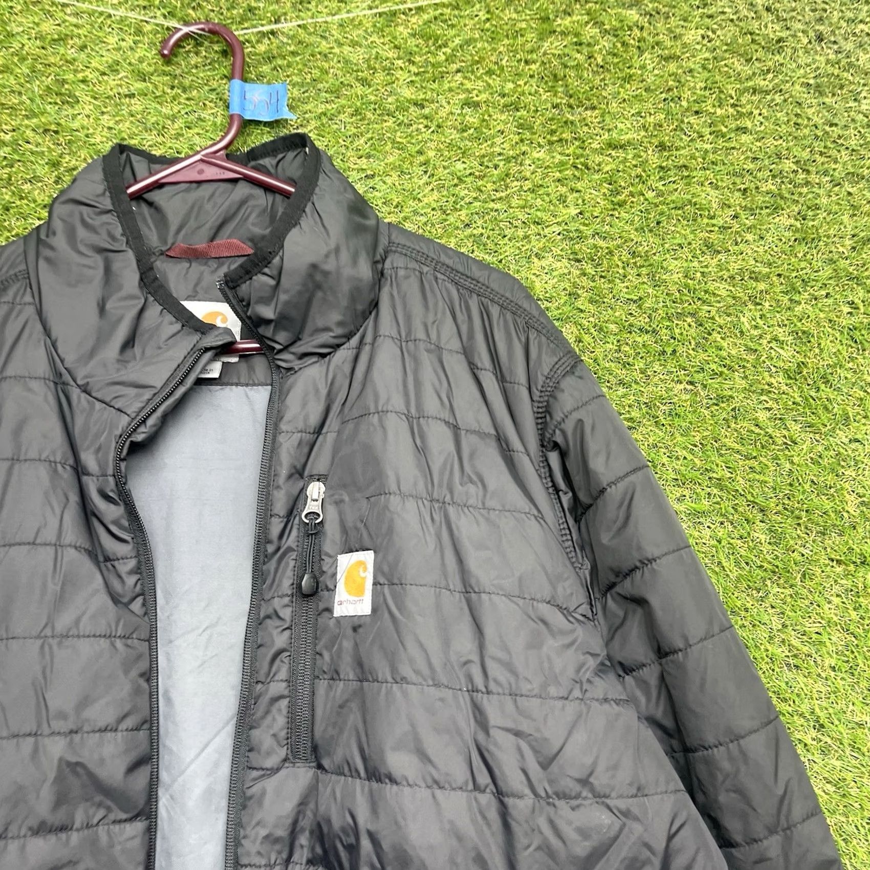 Carhartt VINTAGE Carhartt Rain Defender Jacket Mens Large Relaxed Fit Puffer Broken Zip 0J2208-M Size US L / EU 52-54 / 3 - 3 Thumbnail