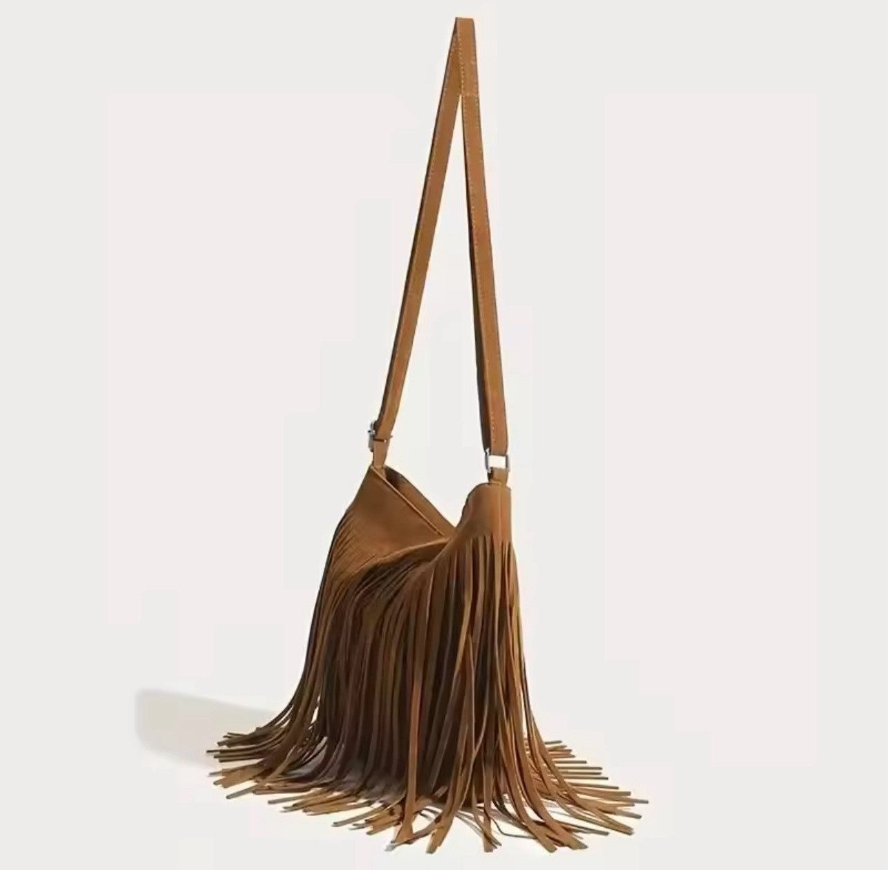 Japanese Brand × Vintage Boho Style Fringe Crossbody Bag Size ONE SIZE - 2 Thumbnail