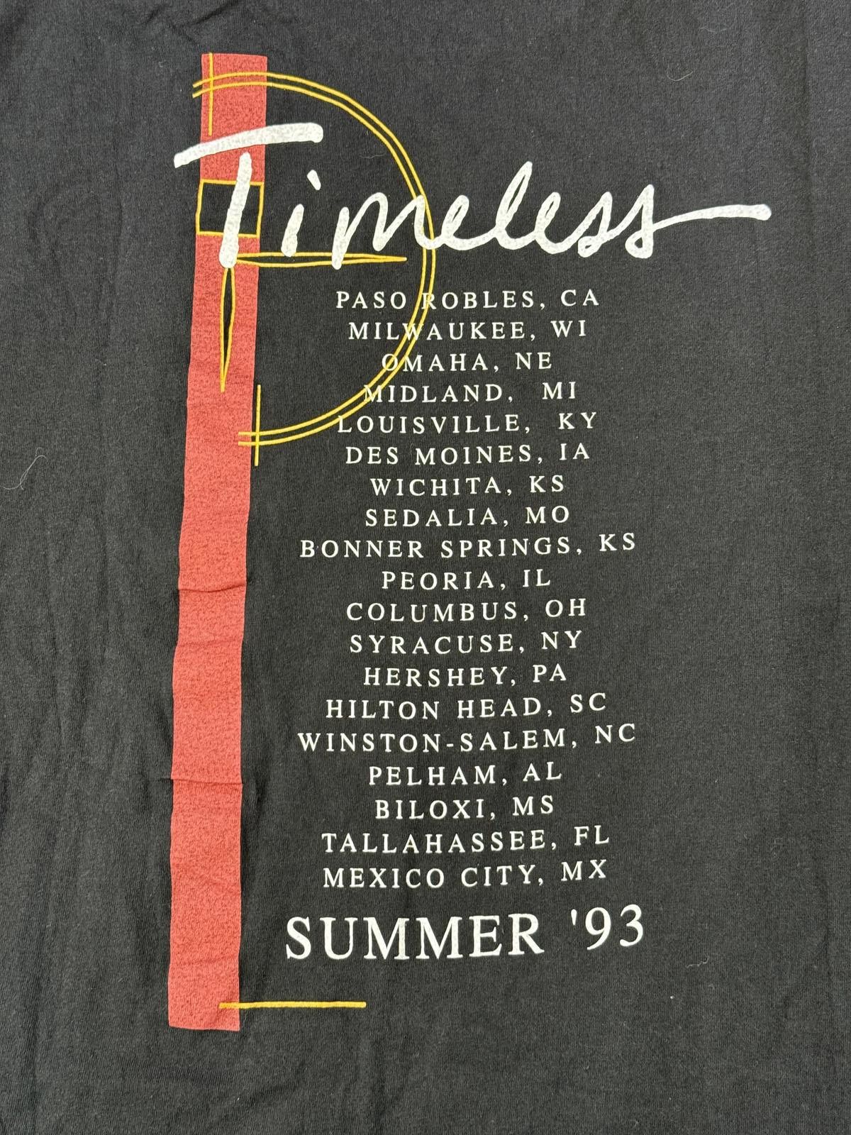 Hanes VTG Michael Bolton T-shirt Timeless Tour 1993 Tee - L Size US L / EU 52-54 / 3 - 6 Thumbnail