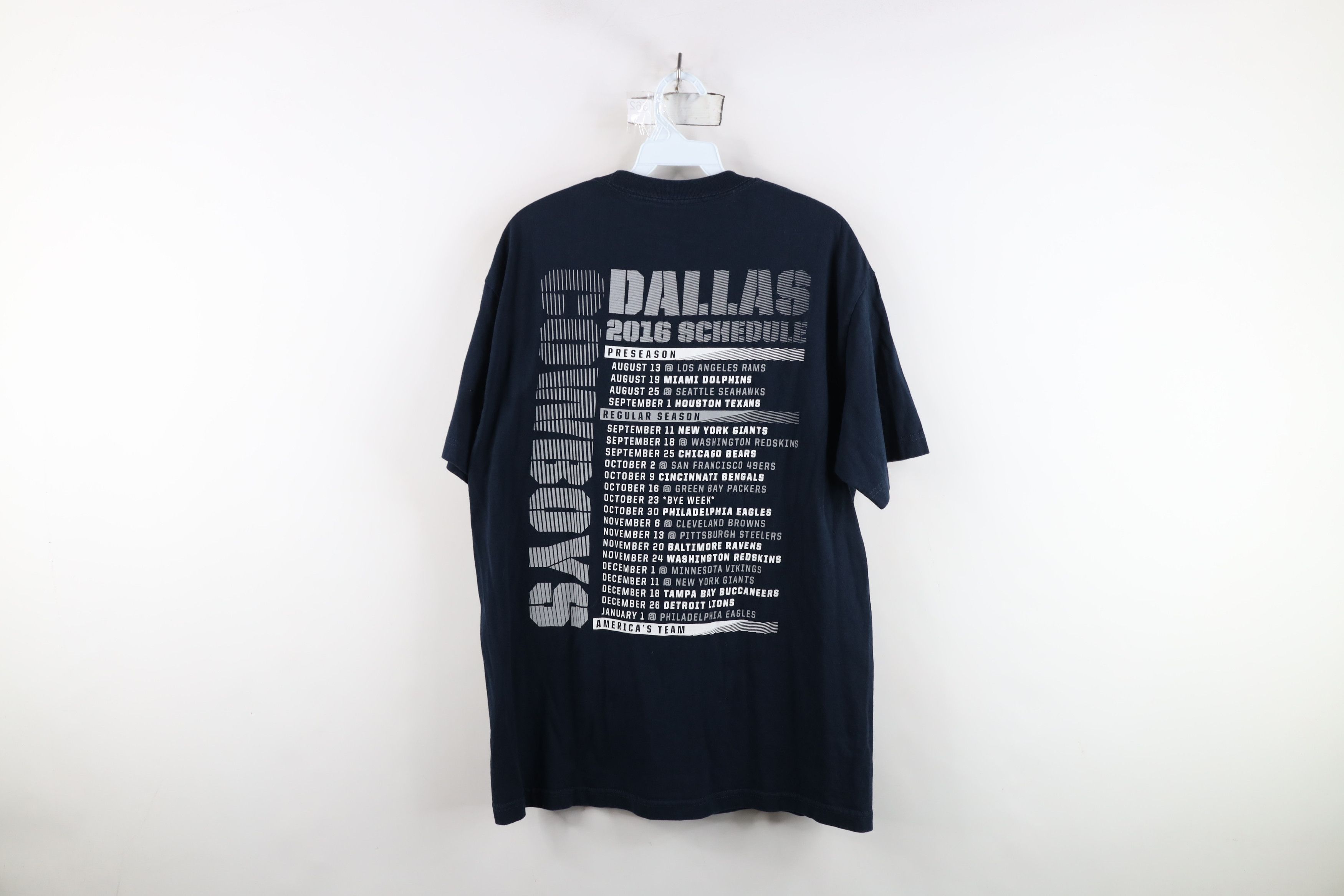 Vintage Y2K NFL Season Dallas Cowboys Football Short Sleeve T-Shirt Size US L / EU 52-54 / 3 - 9 Thumbnail