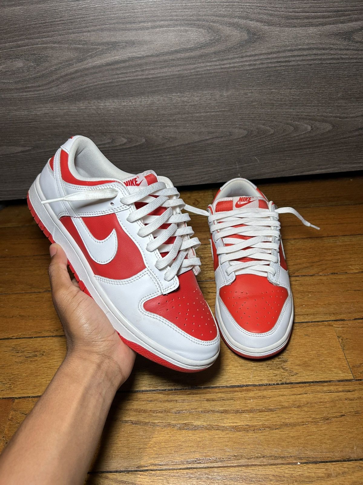 Nike Nike Championship red dunk low Size US 9 / EU 42 - 1 Thumbnail