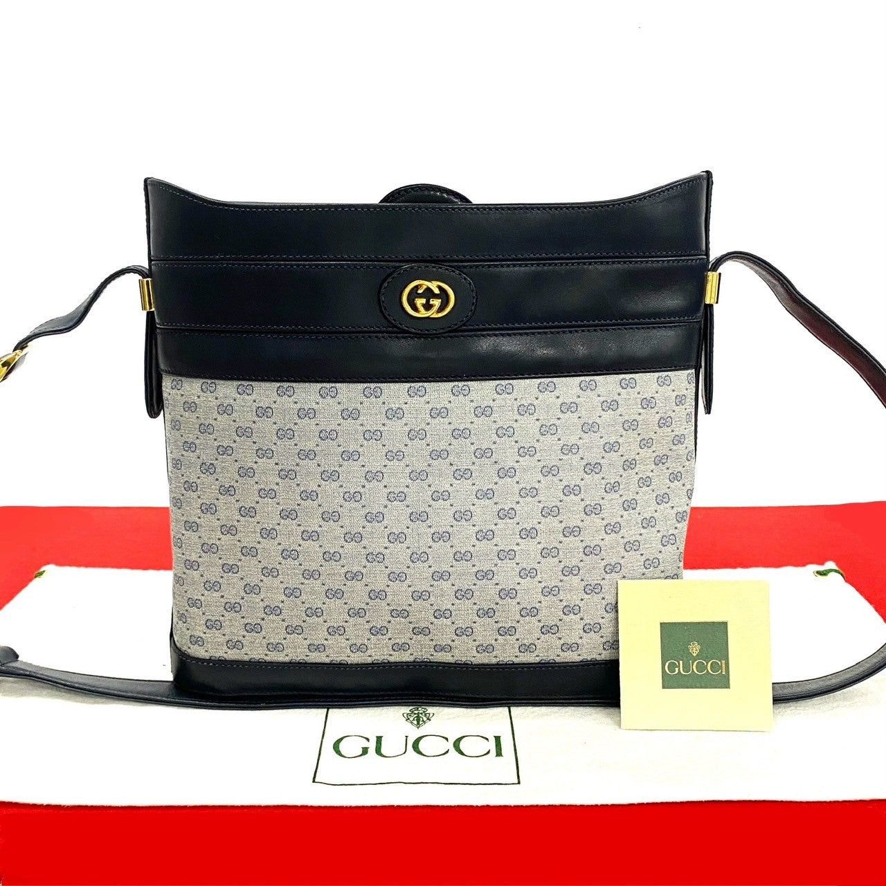 Gucci Gucci Shoulder Bag Blue Leather Size ONE SIZE - 1 Thumbnail
