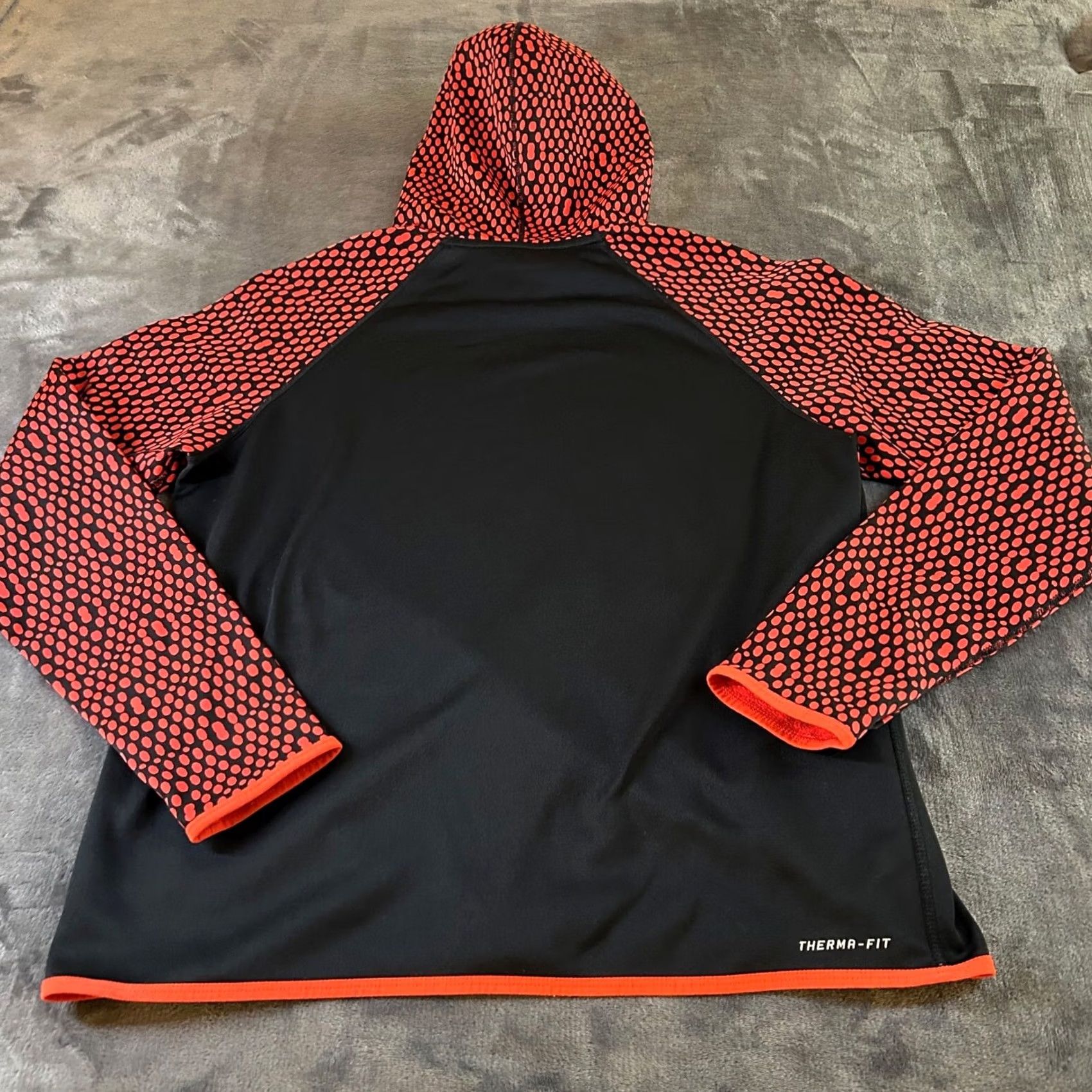 Nike Nike Therma-FIT Hoodie Pullover Just Do It Black Red Mens Medium Size US M / EU 48-50 / 2 - 3 Thumbnail
