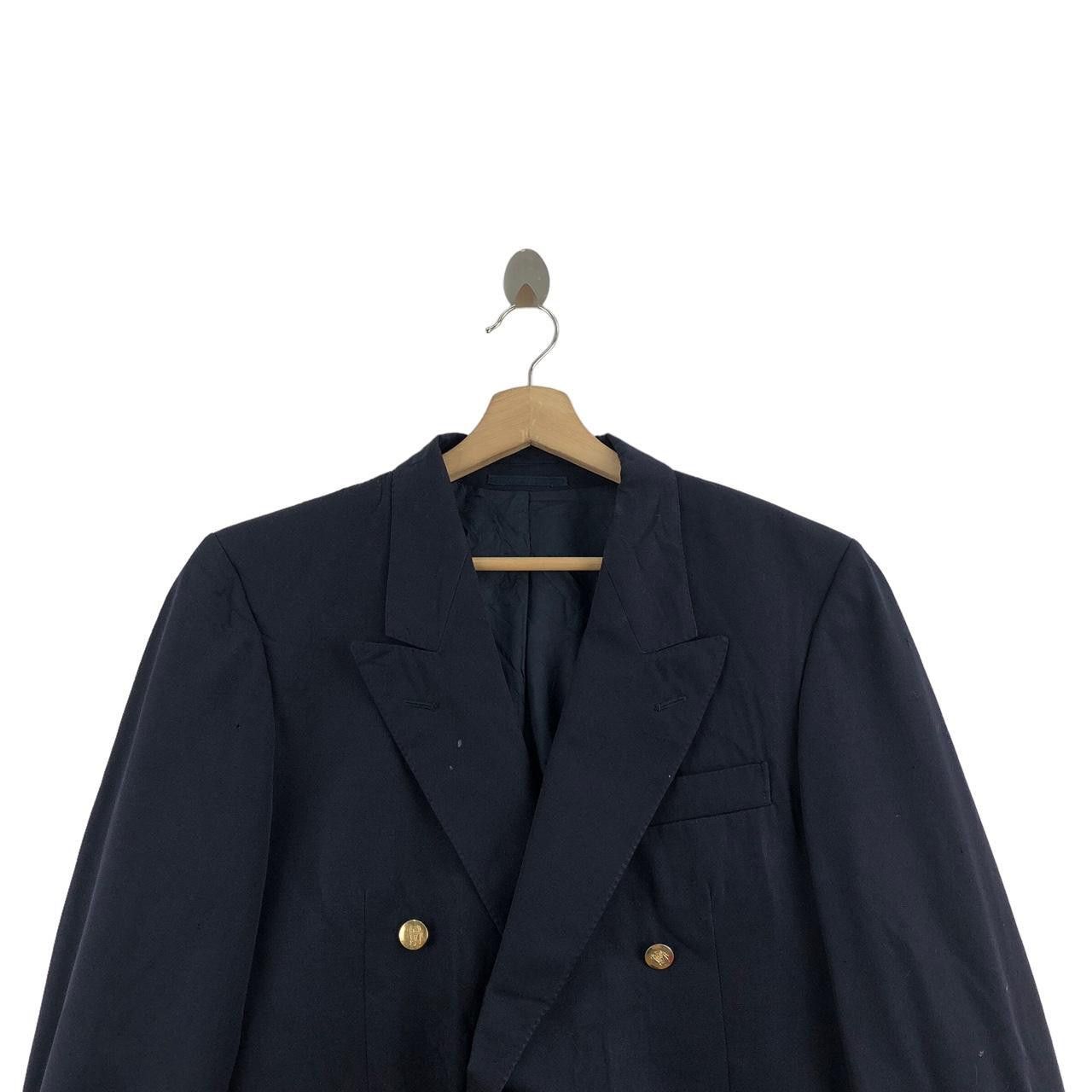Burberry Vintage 90’ BURBERRY LONDON Gold Button Blazer Coat Size 40R - 4 Thumbnail