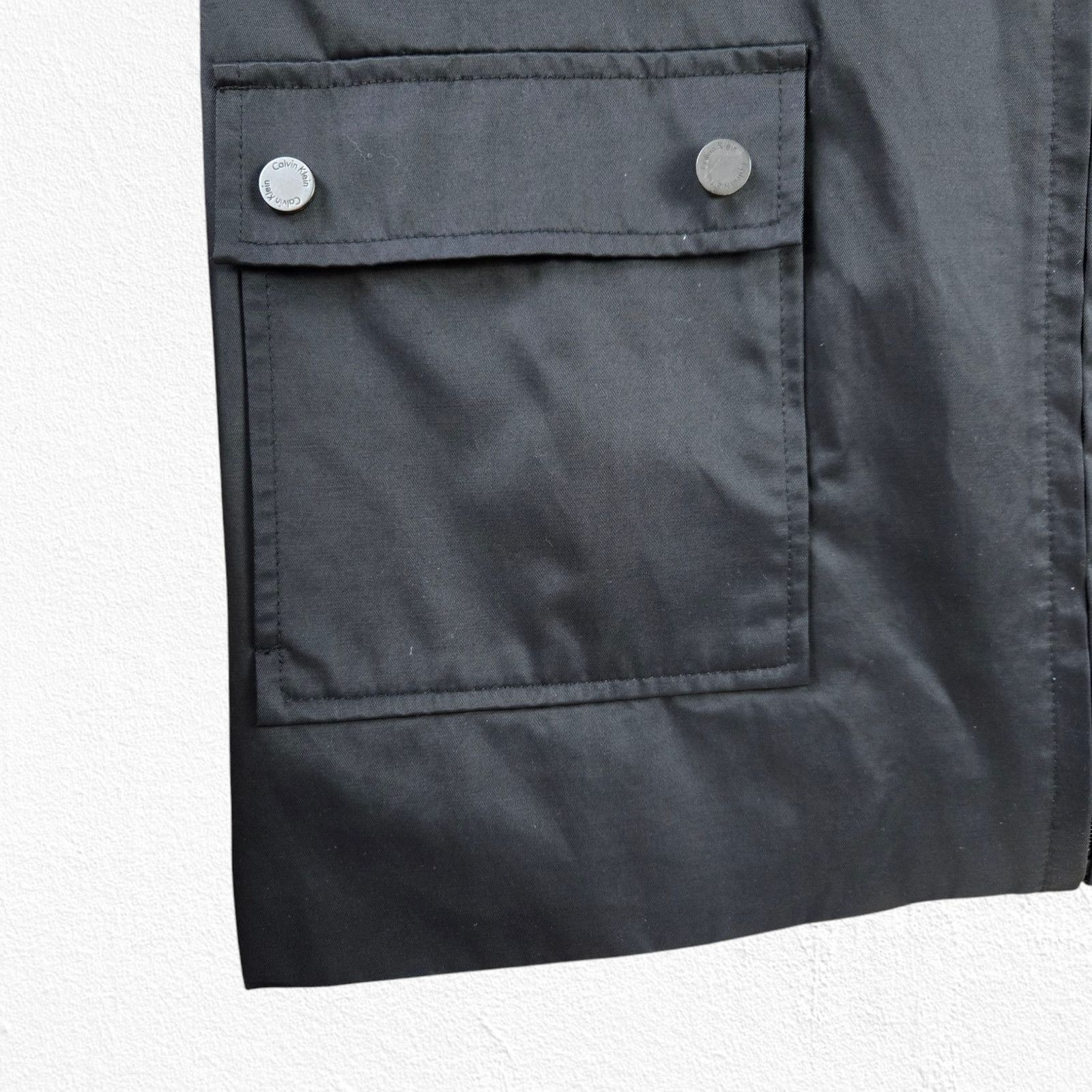 Calvin Klein Calvin Klein Black Minimal Rain Jacket Size Small Size S / US 4 / IT 40 - 5 Thumbnail