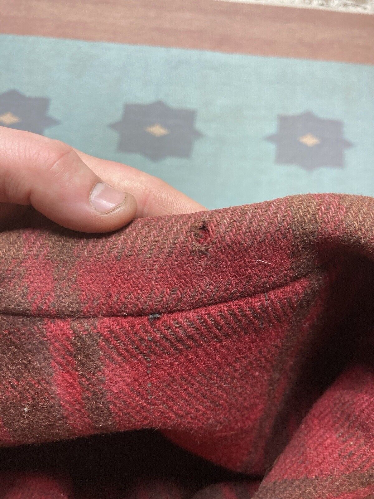 Vintage VTG 30s wool mackinaw jacket Soo buffalo hunting heavy large Size US L / EU 52-54 / 3 - 7 Thumbnail