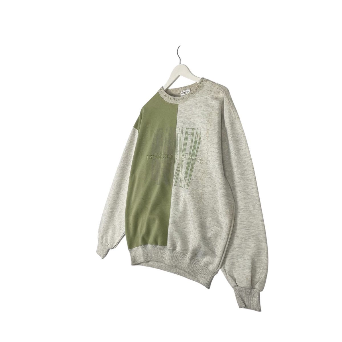 Designer × Vintage vintage Hoodie/sweater progressive culverteyou - Size US L / EU 52-54 / 3 - 2 Thumbnail