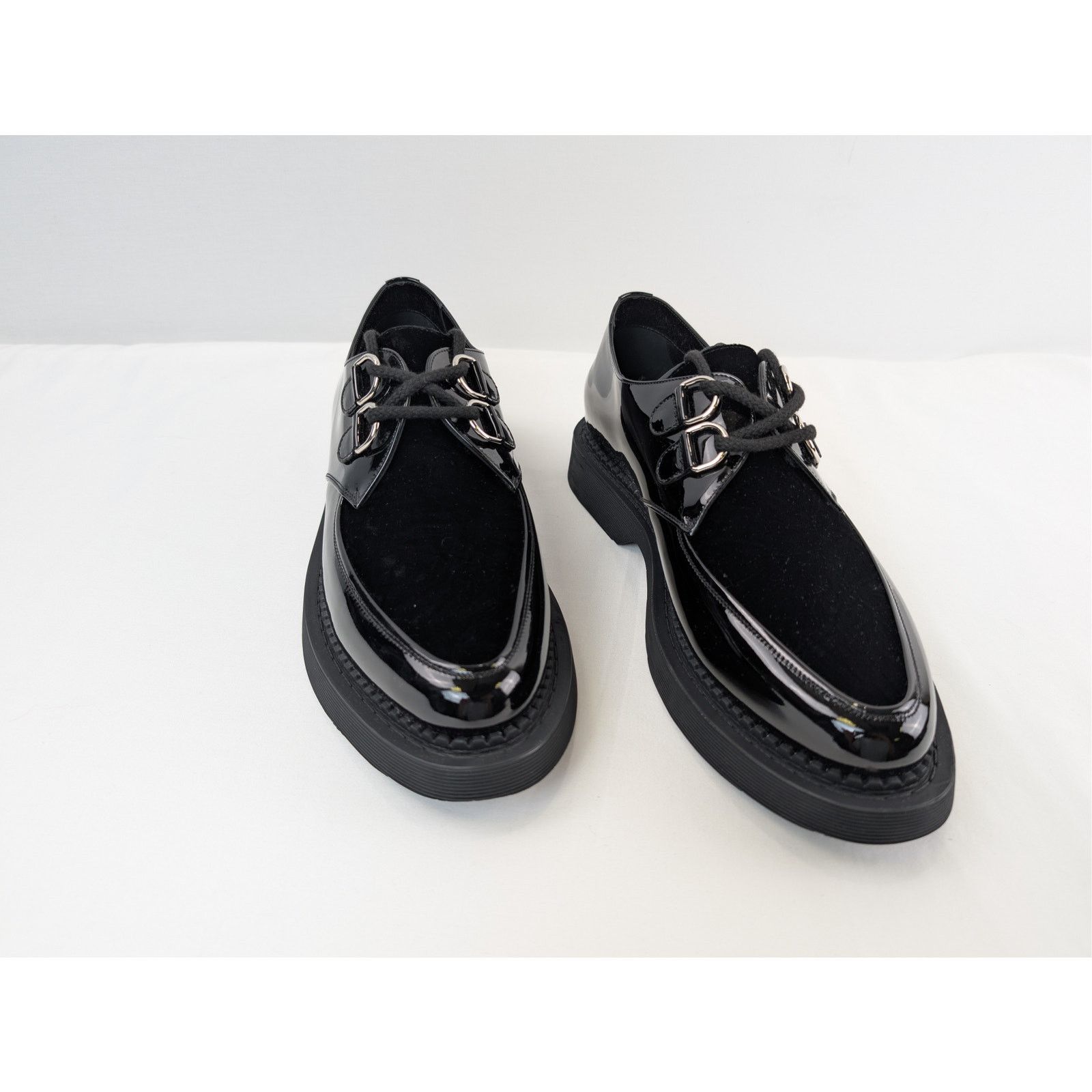 Saint Laurent Paris o1rshd1 Teddy SH Derby Shoe Boots in Black Size US 10 / EU 43 - 6 Thumbnail