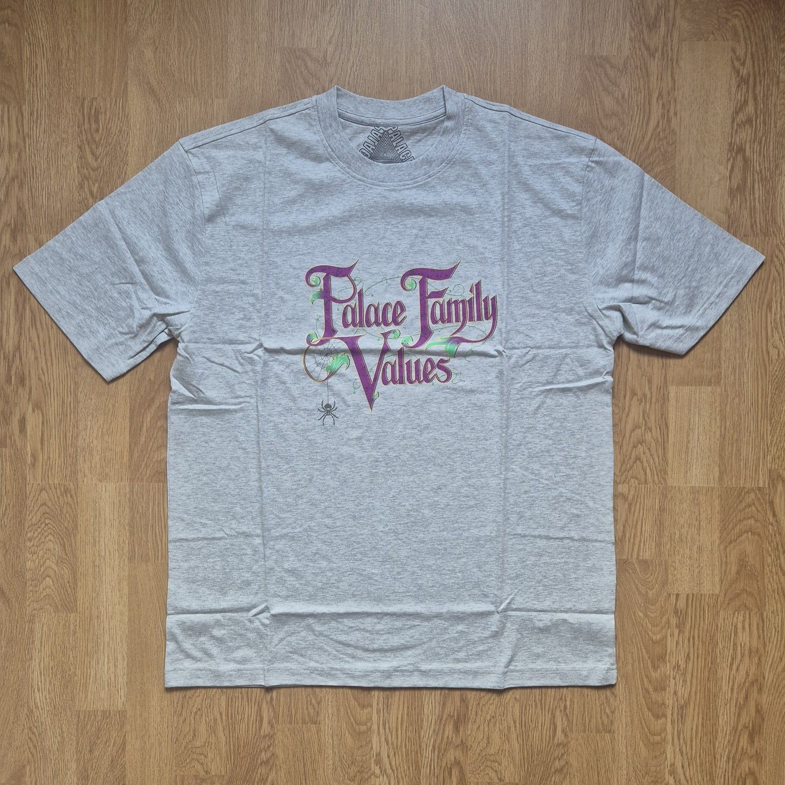 Palace Palace Family Values Tee Grey XL Brand New FW23 Size US XL / EU 56 / 4 - 4 Thumbnail
