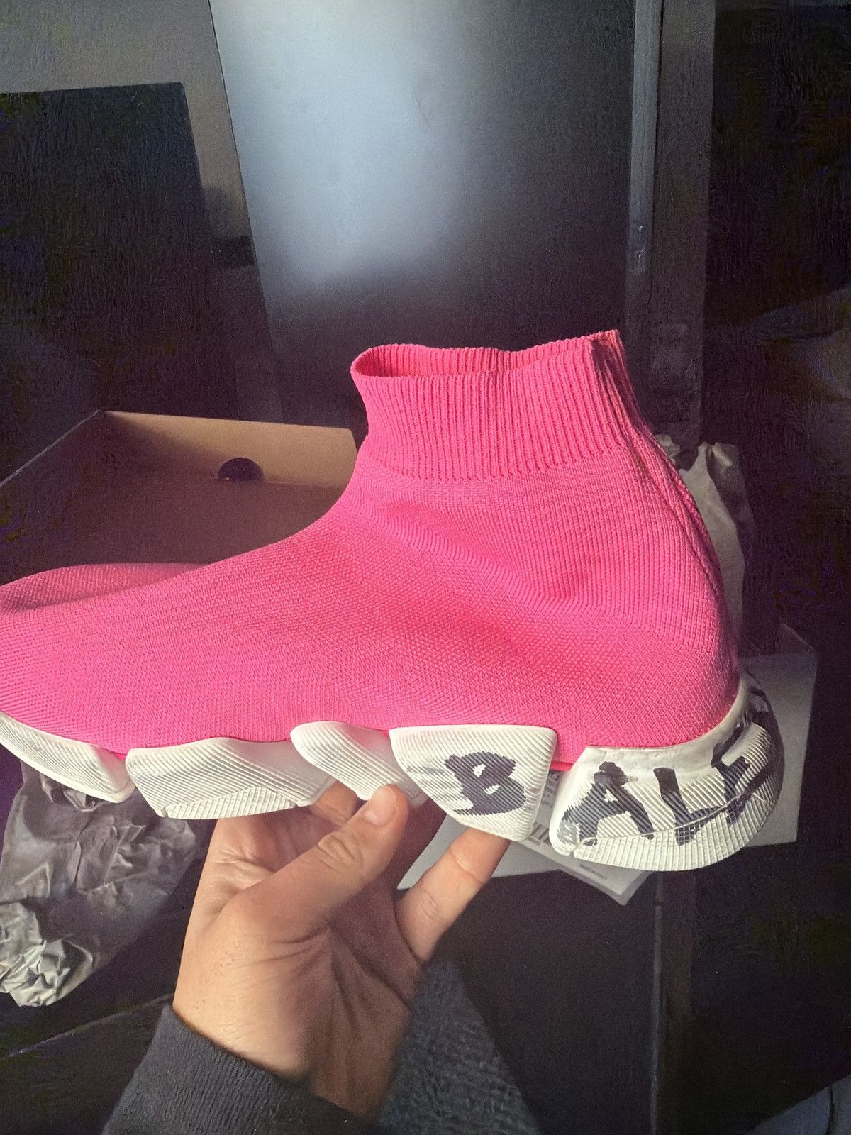 Balenciaga REC KNIT FLUO 2.0 GRAD SOLE Size US 10 / IT 40 - 9 Thumbnail