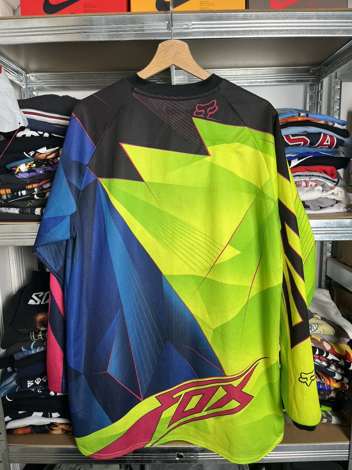 Fox Racing × Vintage Fox Racing Air Cool Long Sleeve Jersey Motocross Size US L / EU 52-54 / 3 - 2 Thumbnail