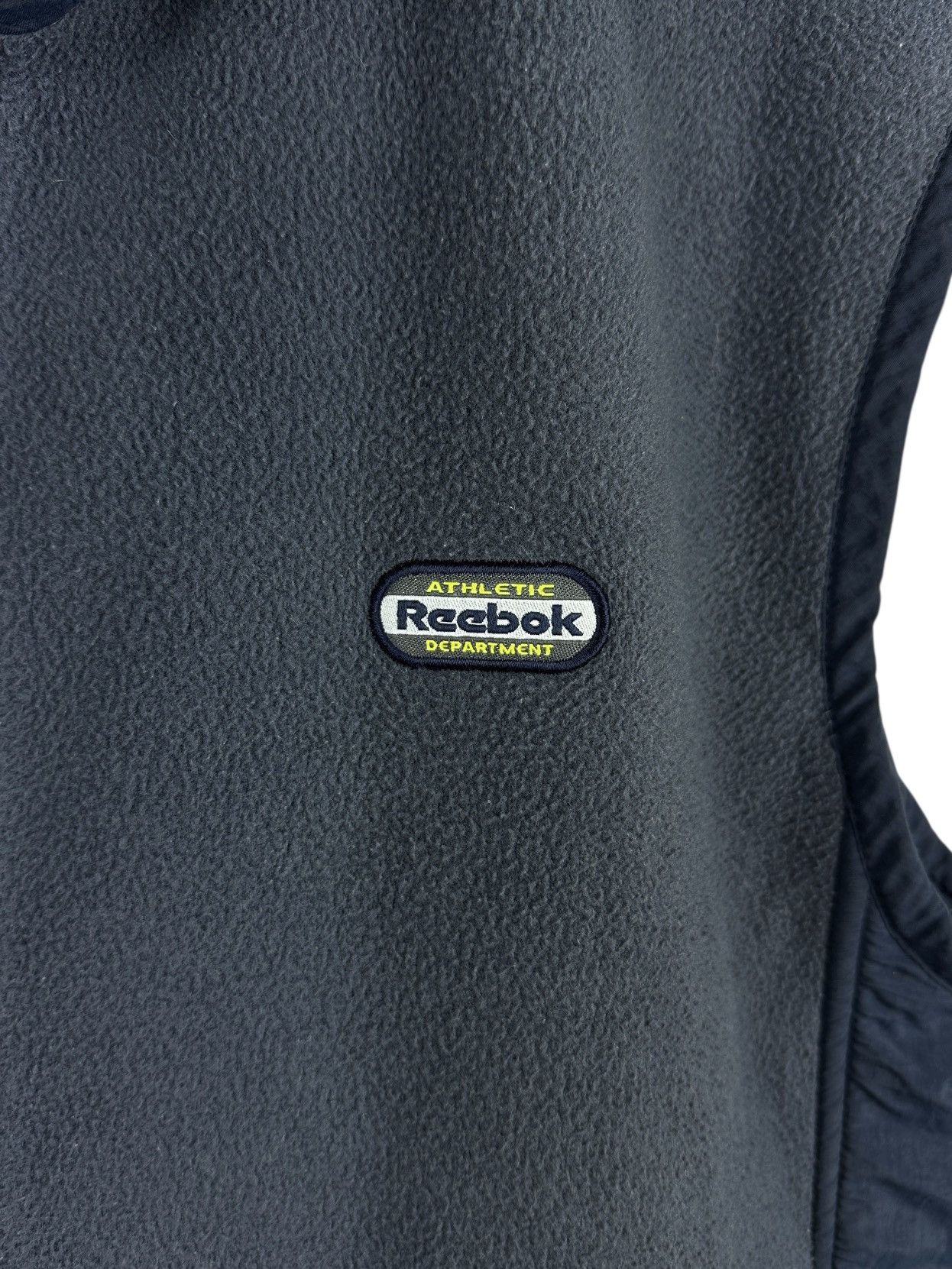 Reebok Vintage Y2K Reebok Athletic Department Fleece/Nylon Vest Size US L / EU 52-54 / 3 - 6 Thumbnail
