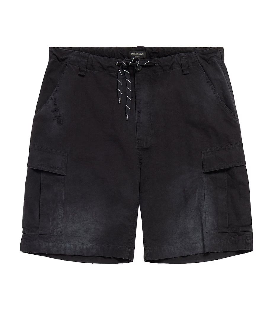 Balenciaga o1la1rc1a0825 Cargo Shorts in Black Size US 30 / EU 46 - 1 Thumbnail