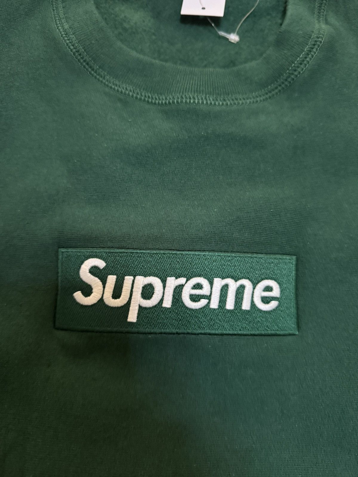 Supreme Supreme fw18 dark green box logo crewneck Size US S / EU 44-46 / 1 - 5 Thumbnail