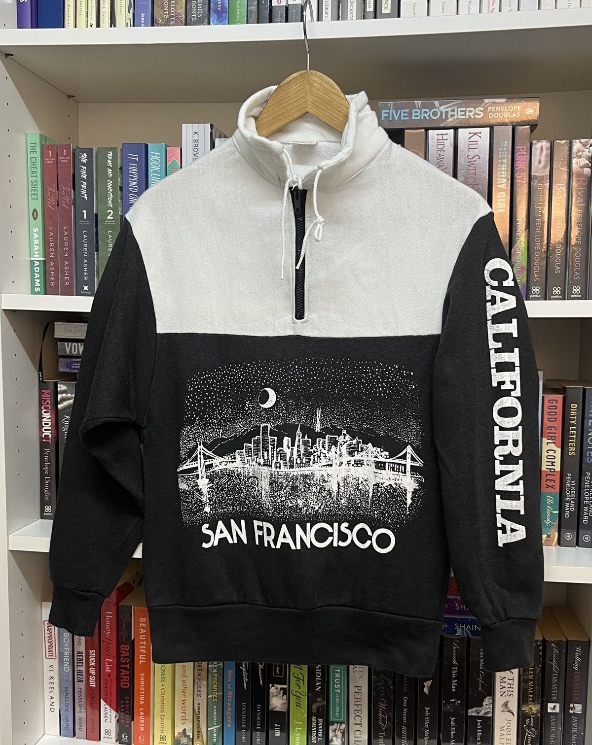 Vintage Vintage SAN FRANCISCO California Fleece Sweatshirt Size US S / EU 44-46 / 1 - 1 Thumbnail