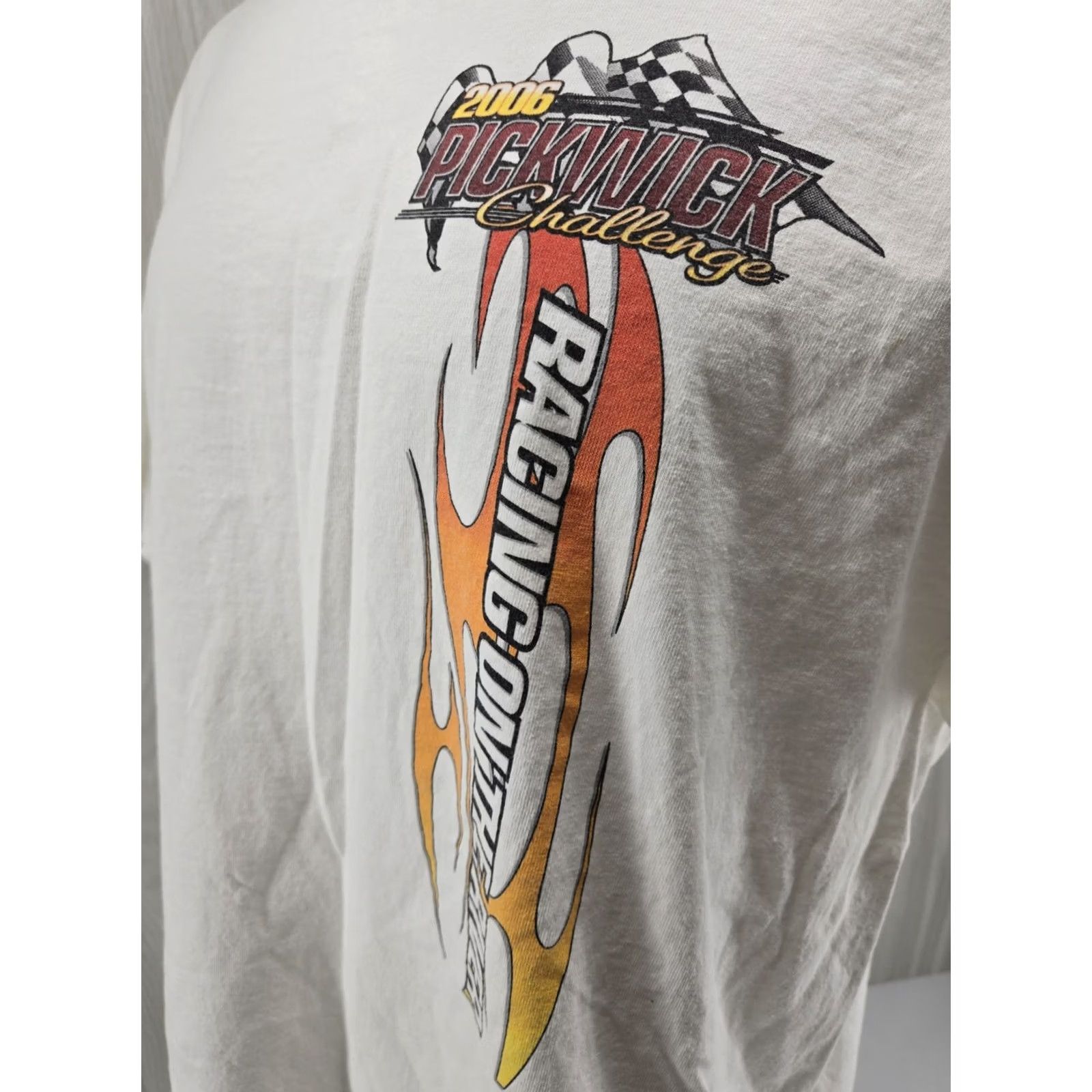 AAA 2006 Pickwick Challenge Hydro Men's T-Shirt Boat Racing Graphic XL White Cotton Short Sleeve Size US XL / EU 56 / 4 - 6 Thumbnail