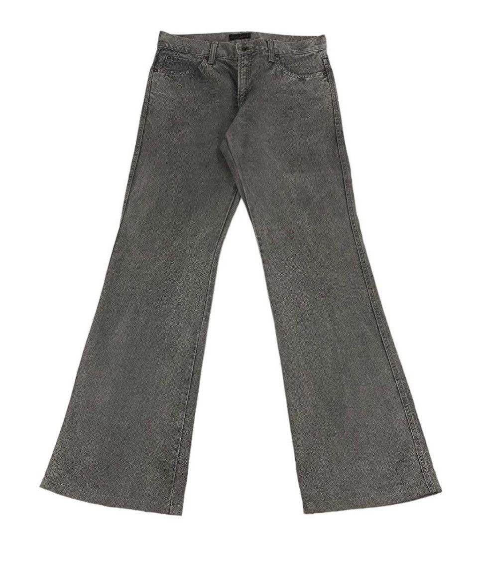 Japanese Brand Vintage Morgan Homme Japan Flare Distressed Jeans Size US 31 - 1 Thumbnail