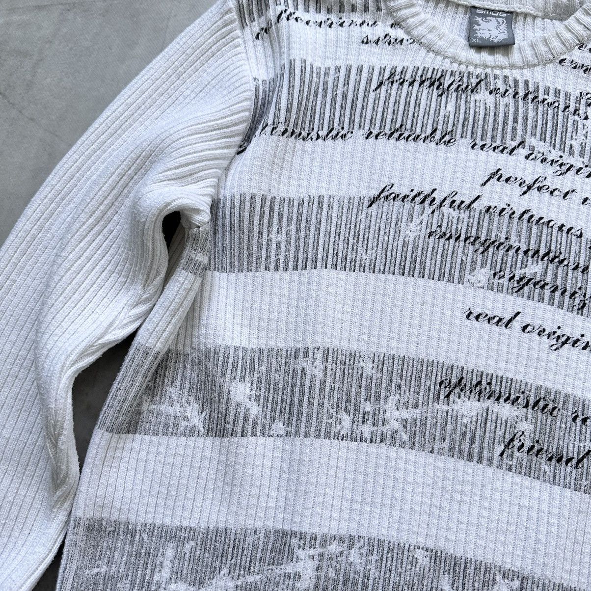 Hysteric Glamour × Undercover Punk Poem Hysteric Glamour Vibe Striped Rib Sweater Impala Size US XL / EU 56 / 4 - 11 Thumbnail