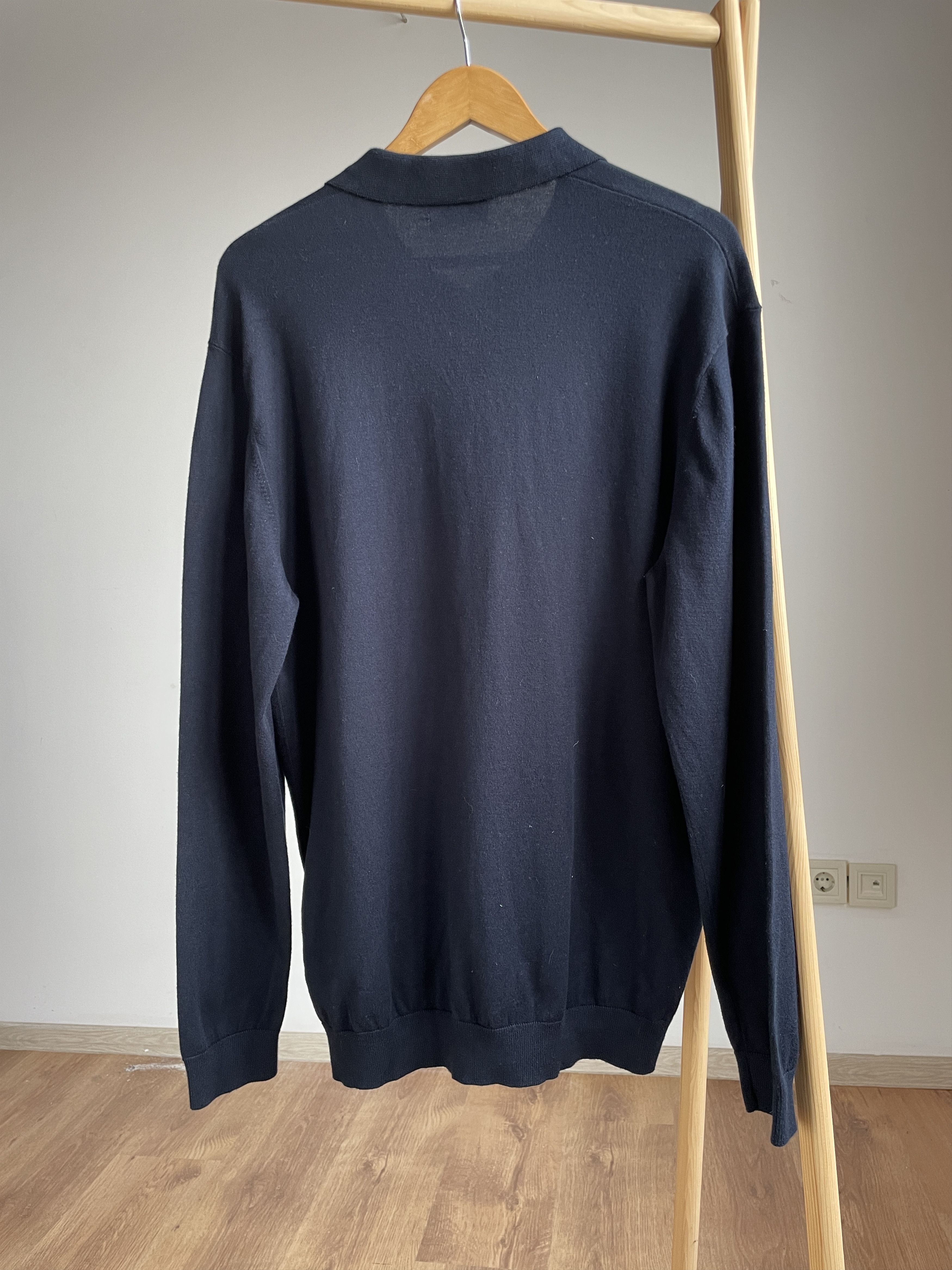 Lacoste Lacoste Vintage Knitted Collared Sweater Size 6 Size US XL / EU 56 / 4 - 2 Thumbnail