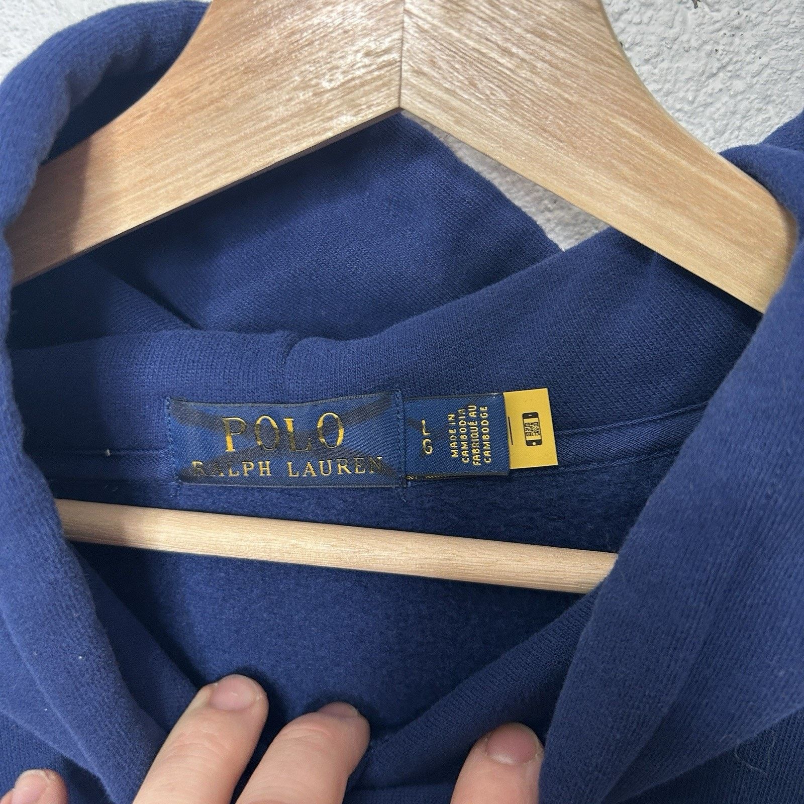 Polo Ralph Lauren Polo Ralph Lauren Embroidered Triple Pony Hoodie “Navy” Size US L / EU 52-54 / 3 - 5 Thumbnail