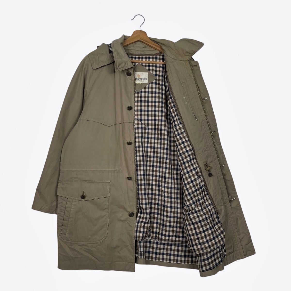 Aquascutum Aquascutum Hooded Parka Jacket Size US L / EU 52-54 / 3 - 10 Thumbnail