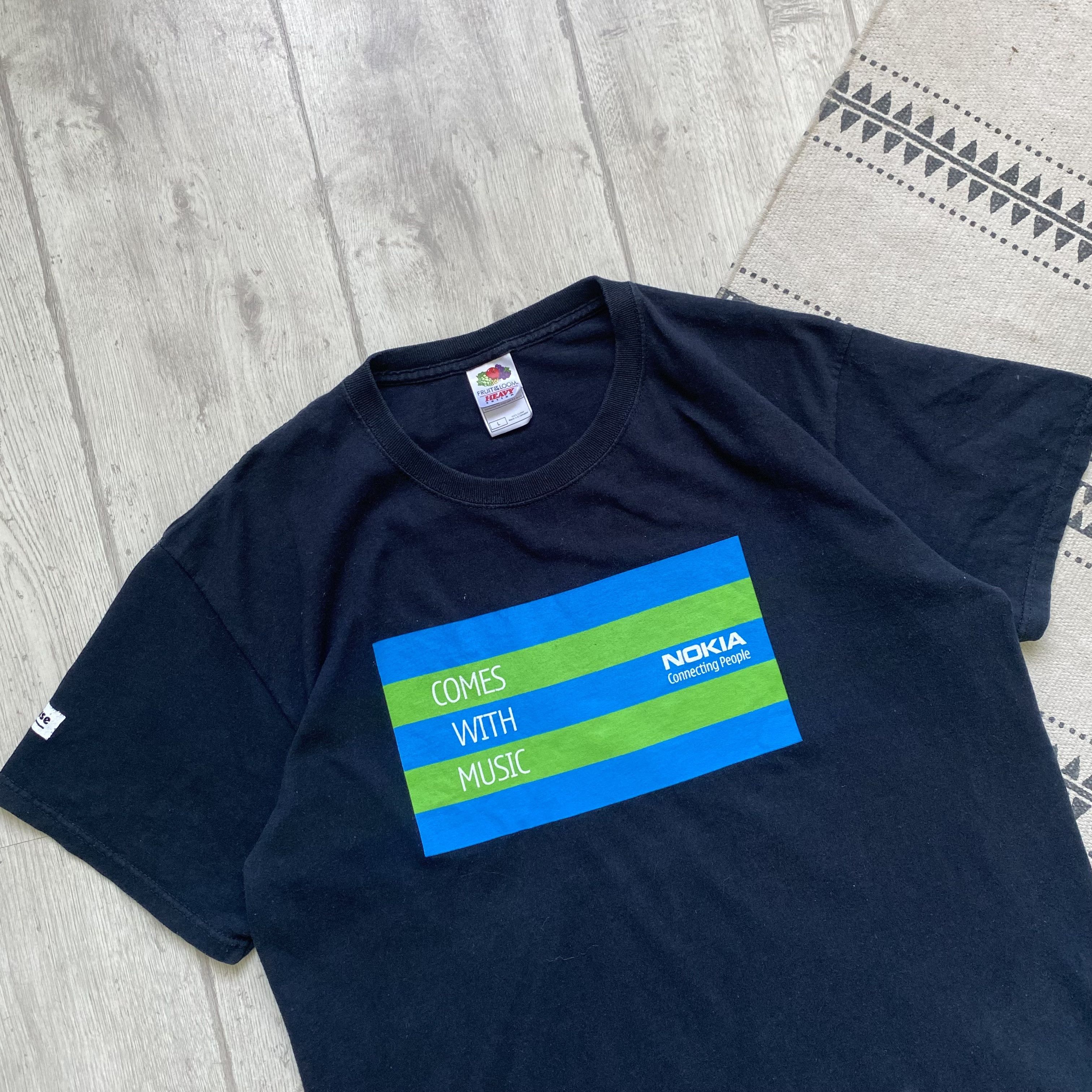 Microsoft ☎️ Vintage Nokia promo tee Y2K Streetwear Size US L / EU 52-54 / 3 - 2 Thumbnail