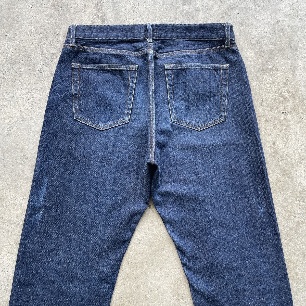 Japanese Brand Vintage Japanese Brand Dark Blue Selvedge Denim Pants Jeans Size US 32 / EU 48 - 9 Thumbnail