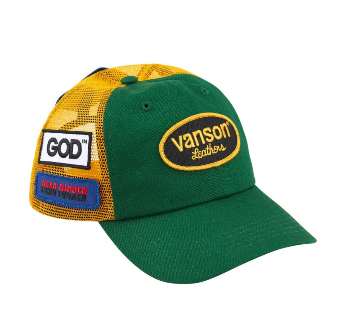 Hysteric Glamour × Supreme × Vanson Leathers Supreme Hysteric Glamour Vanson Leathers Mesh 6 Panel Hat Size ONE SIZE - 2 Thumbnail