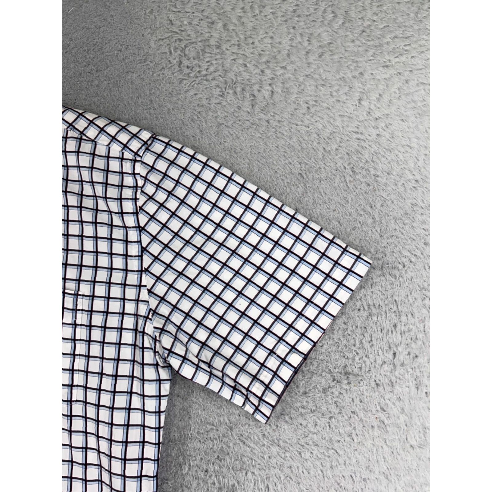 Tommy Hilfiger Tommy Hilfiger Shirt Men M Blue White Plaid Button Up Cotton Pocket Logo Size US M / EU 48-50 / 2 - 2 Thumbnail
