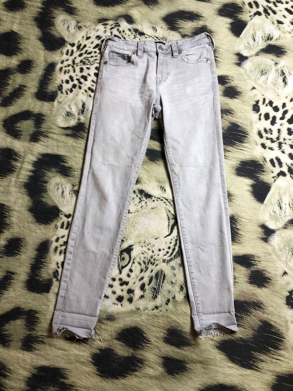 True Religion VINTAGE True Religion Grey Wash Jeans STREETWEAR Size 28" / US 6 / IT 42 - 7 Thumbnail