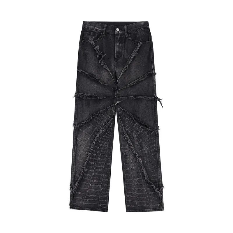 Japanese Brand Baggy Stacked Jeans Pants Size US 33 - 4 Thumbnail