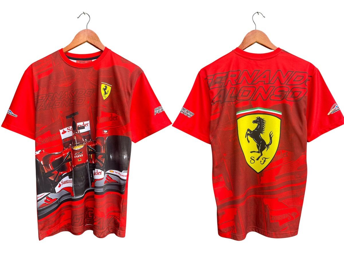 Ferrari Scuderia Ferrari Formula 1 T-Shirt Fernando Alonso Jersey —S Size US S / EU 44-46 / 1 - 1 Thumbnail