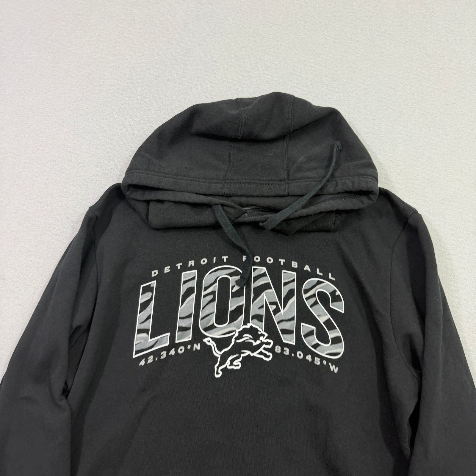 NFL Detroit Lions Hoodie Men's Extra Large Black Sweatshirt Size US XL / EU 56 / 4 - 2 Thumbnail