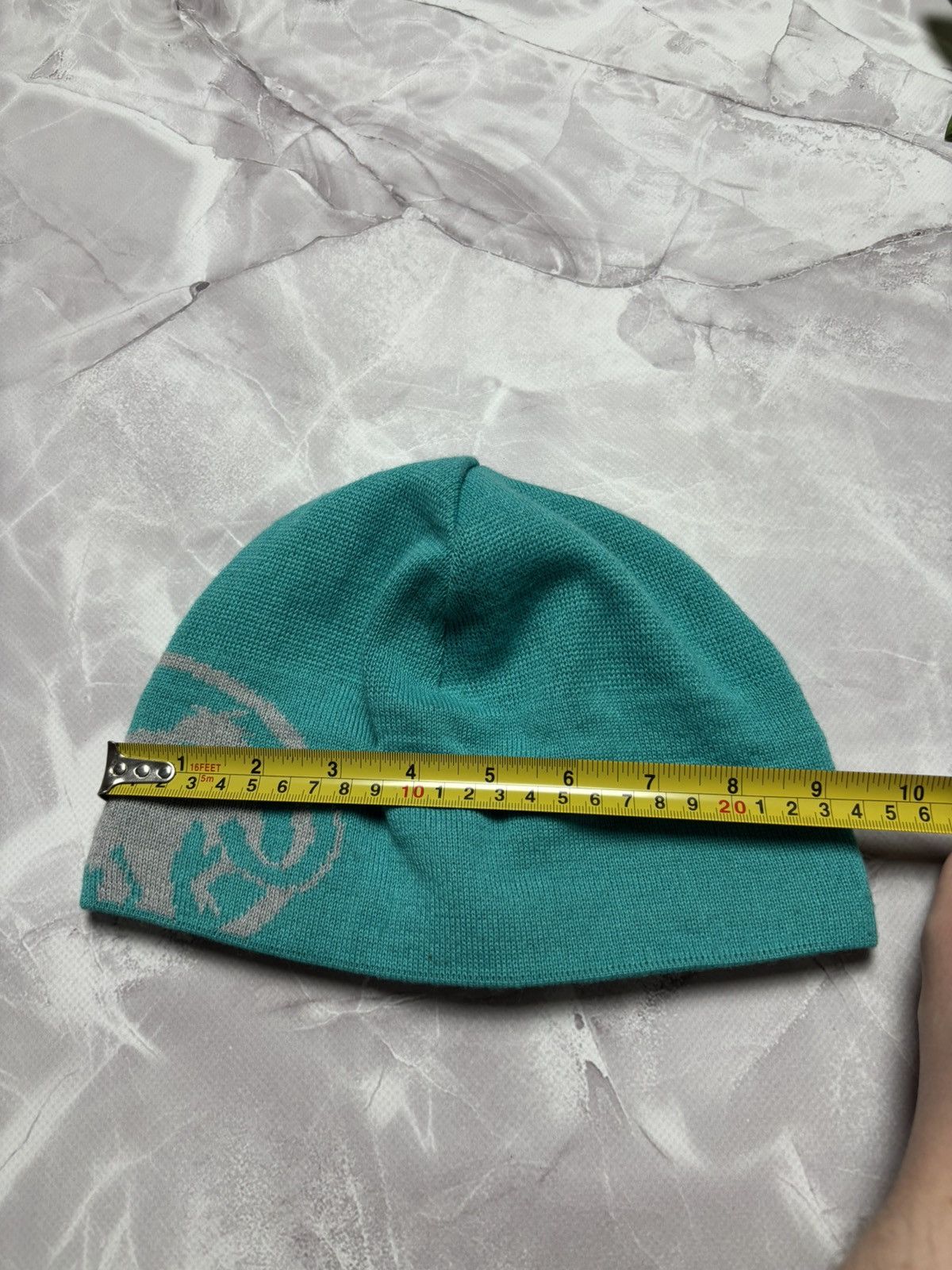 Mammut Mammut Tweak Beanie Hat Wool Blend Turquoise Unisex One Size Size ONE SIZE - 8 Thumbnail