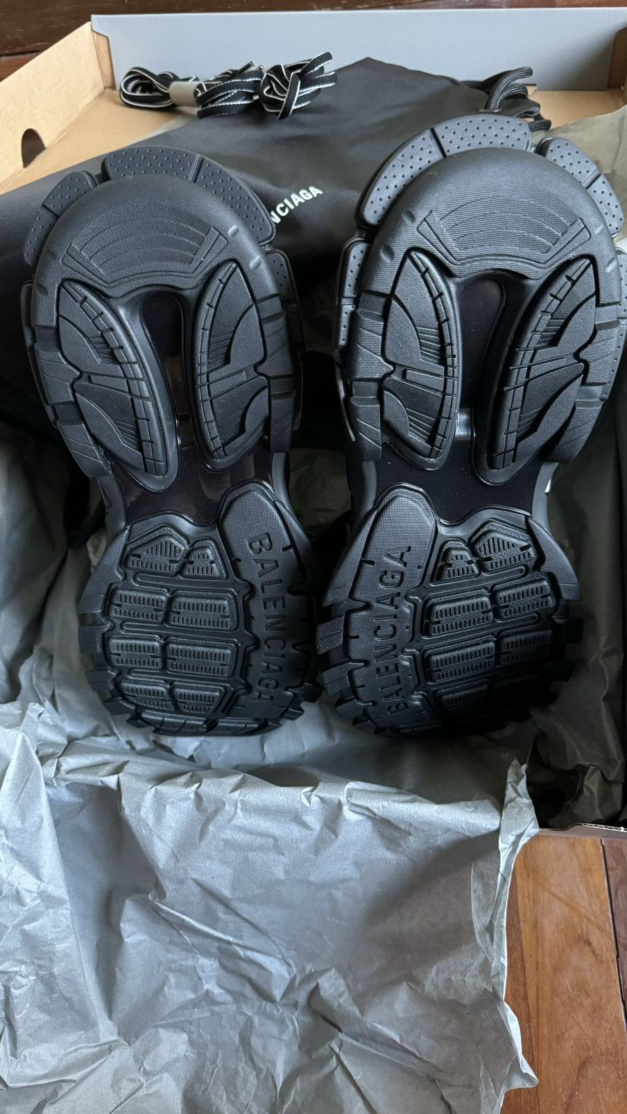 Balenciaga Balenciaga Black Track 1.0 Size US 10 / EU 43 - 3 Thumbnail