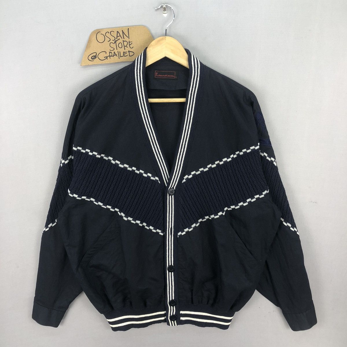 Roberta di Camerino Roberta Di Camerino Cotton Knit Cardigan Size US XL / EU 56 / 4 - 1 Thumbnail