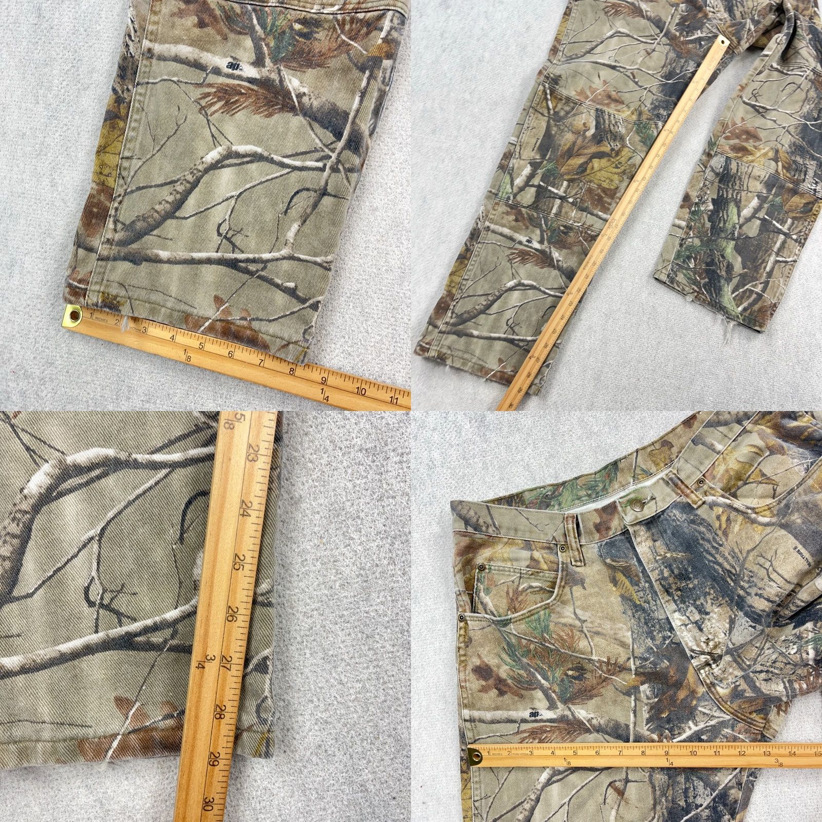Wrangler VINTAGE Wrangler Jeans Men 34x29 Camo Realtree Hardwood Baggy Y2K Double Knee Brown Size US 34 / EU 50 - 8 Thumbnail