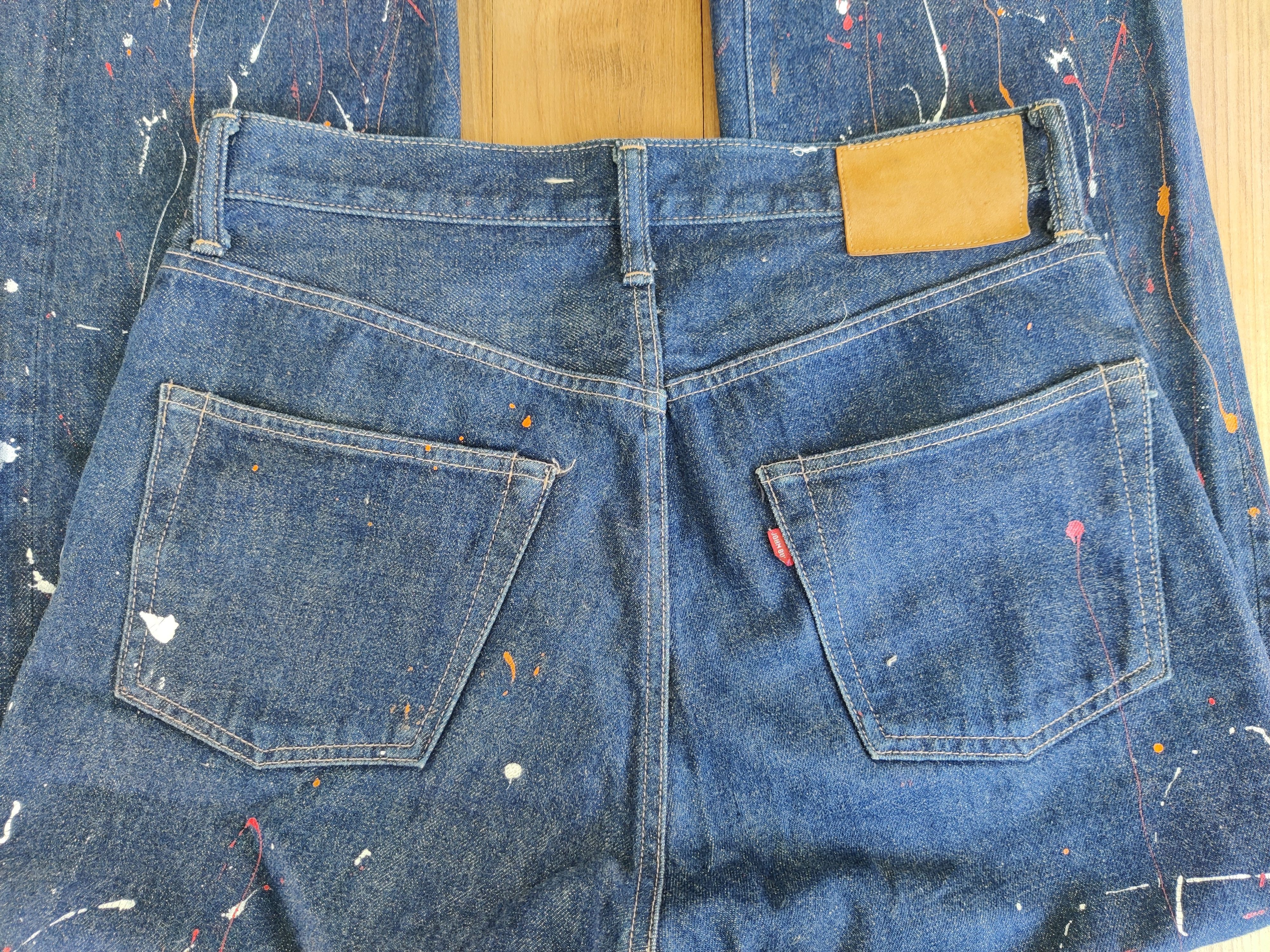 Japanese Brand × Johnbull × Vintage Vintage John Bull Japanese Denim Paint Splatter Selvedge Size US 29 - 4 Thumbnail