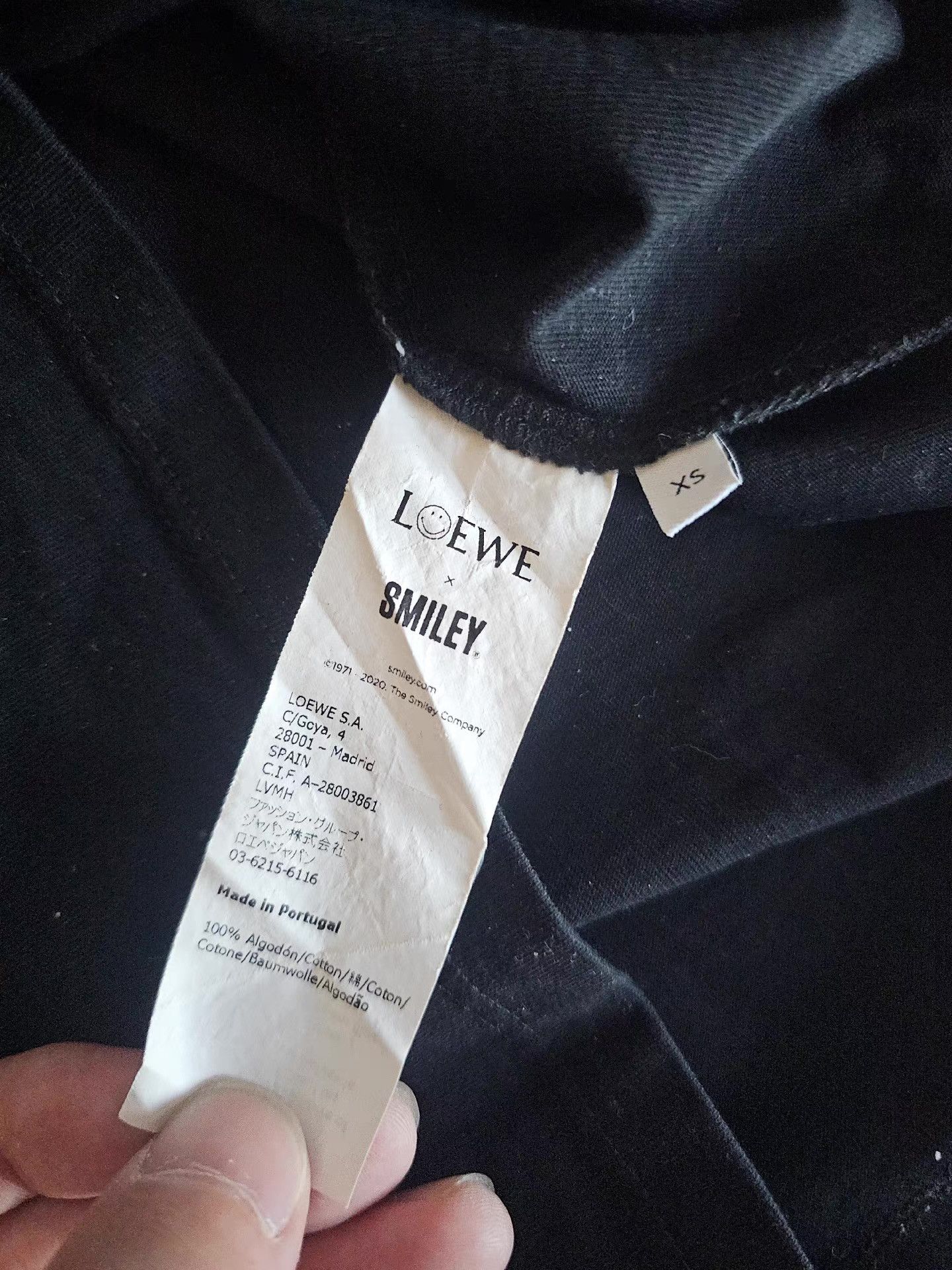 Loewe Loewe Smiley Face Short Sleeve T-shirt Size US XS / EU 42 / 0 - 5 Thumbnail