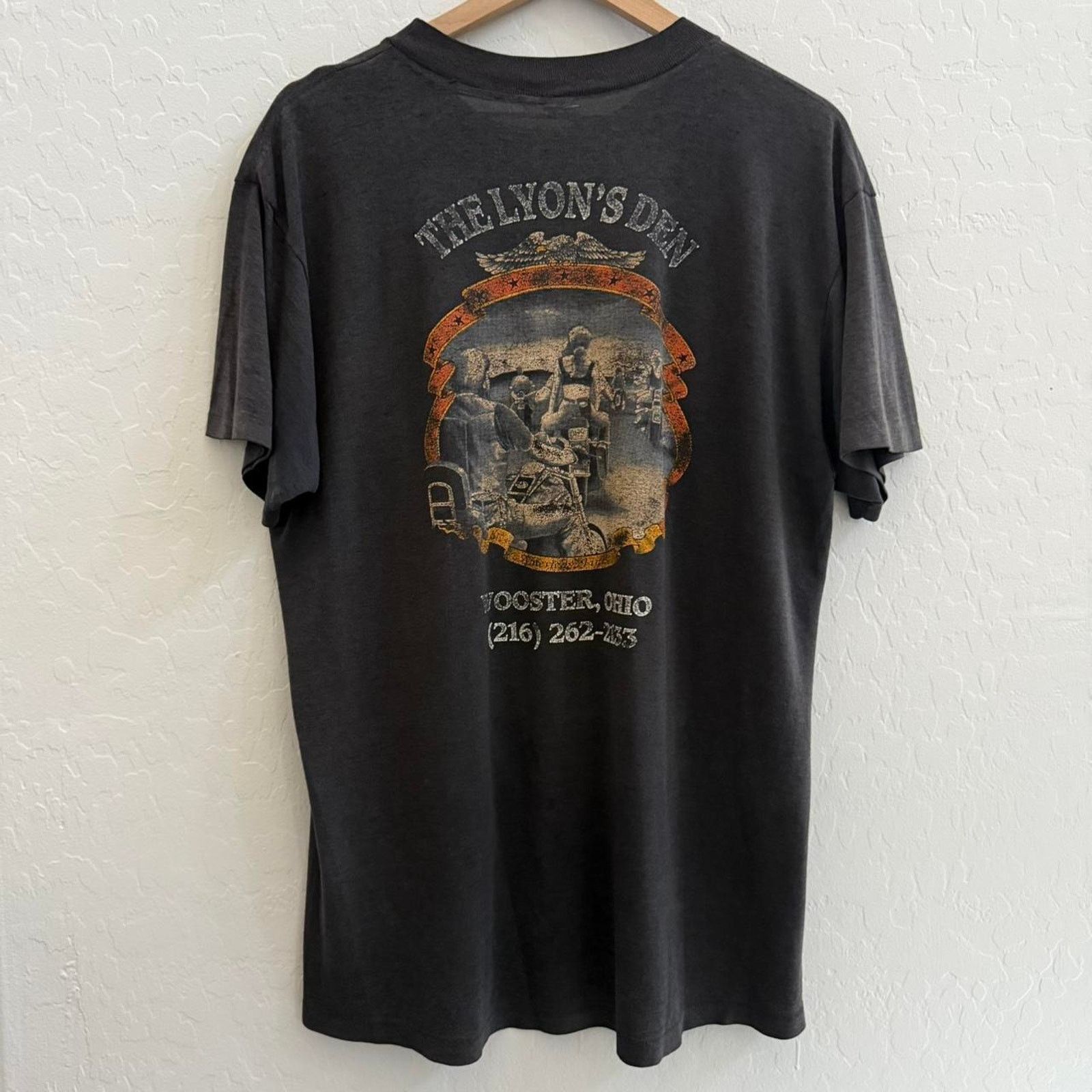Harley Davidson Vintage 80s Harley Davidson Wizard Shirt Size US XL / EU 56 / 4 - 4 Thumbnail