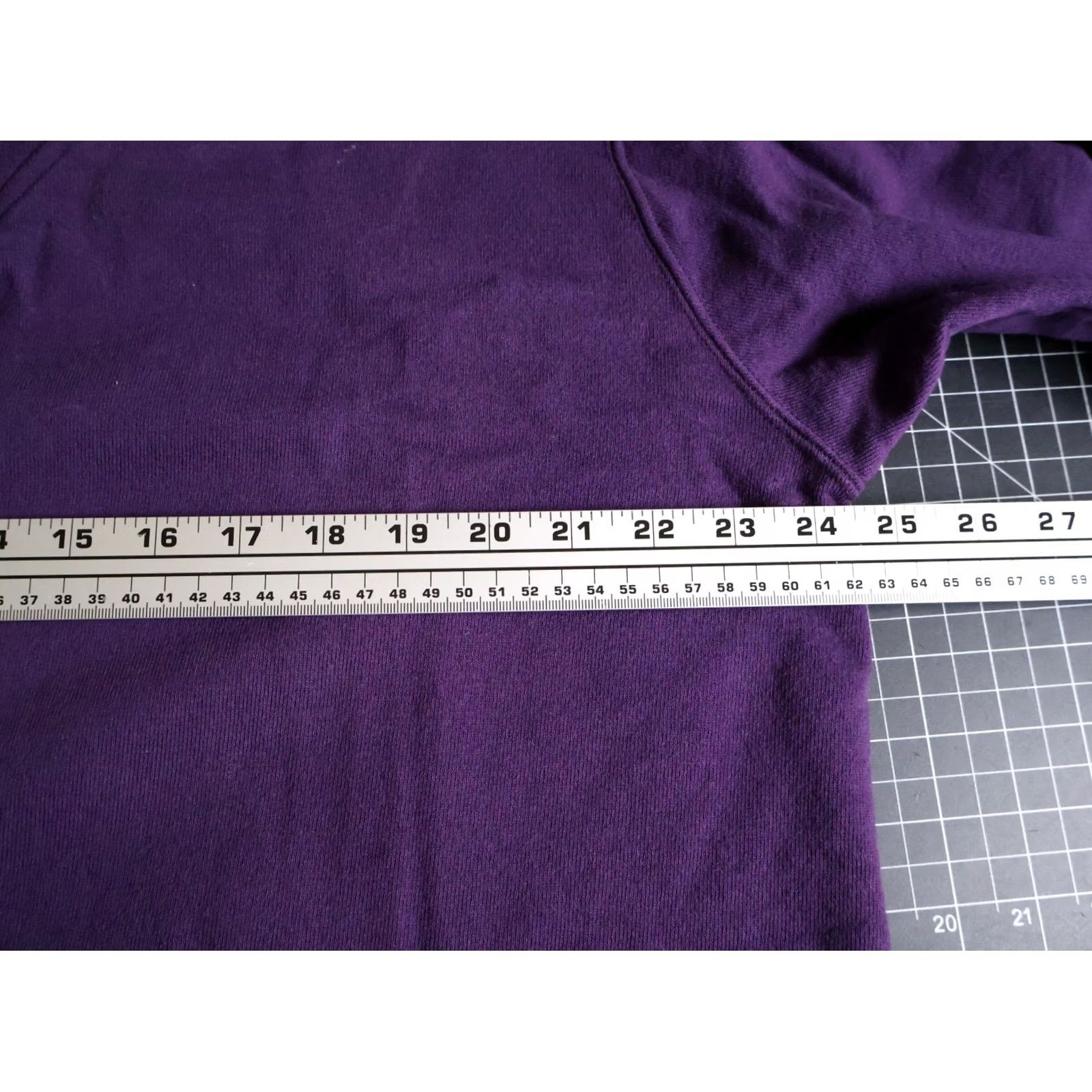 Champion VINTAGE Champion Sweatshirt Men's XL Purple 1/4 Zip Mock Neck Pullover USA Made 90s Retro De Size US XL / EU 56 / 4 - 5 Thumbnail