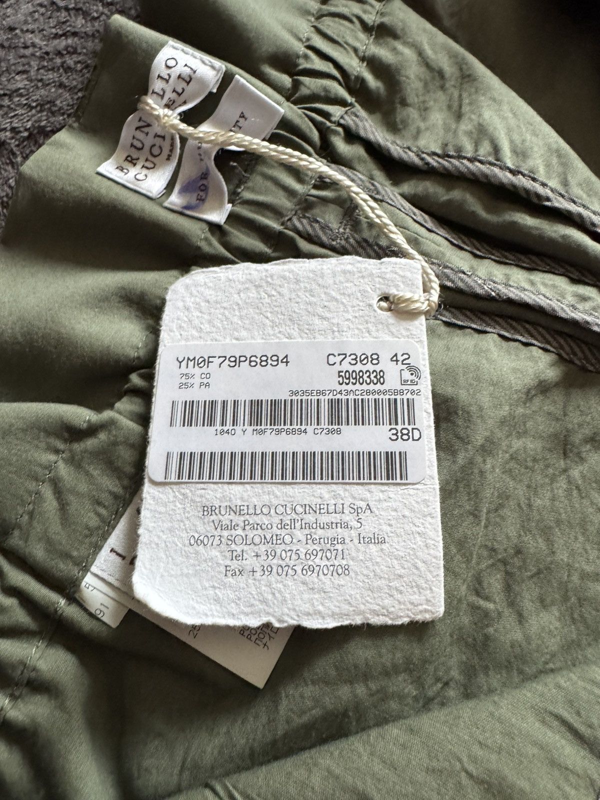 Brunello Cucinelli Brunello Cucinelli womans luxury pants NEW Size 28" / US 6 / IT 42 - 8 Thumbnail